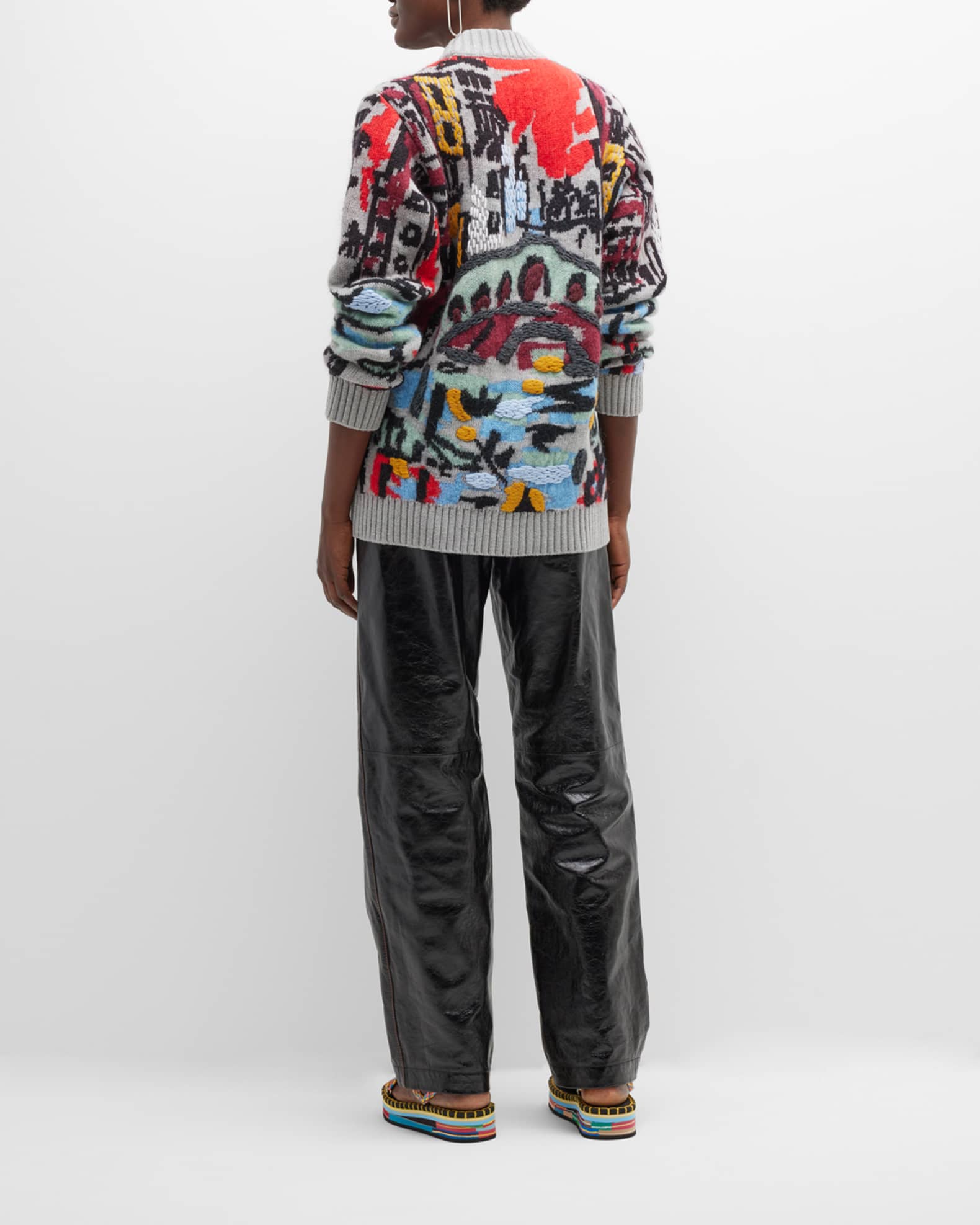 Missoni Abstract Knit Wool Cardigan | Neiman Marcus