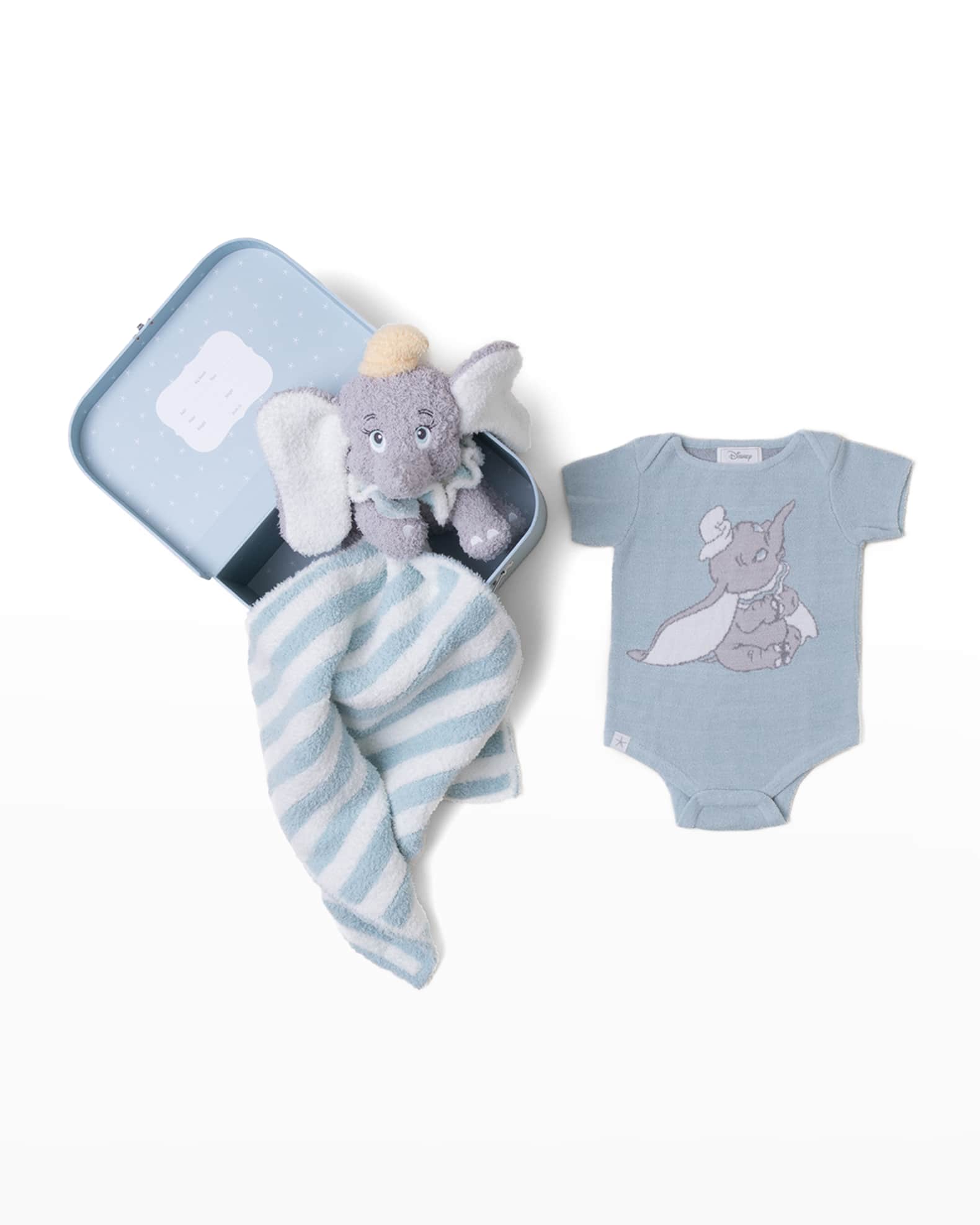 Barefoot Dreams Kid's CozyChic Ultra Lite Dumbo 3Piece Infant Gift Set