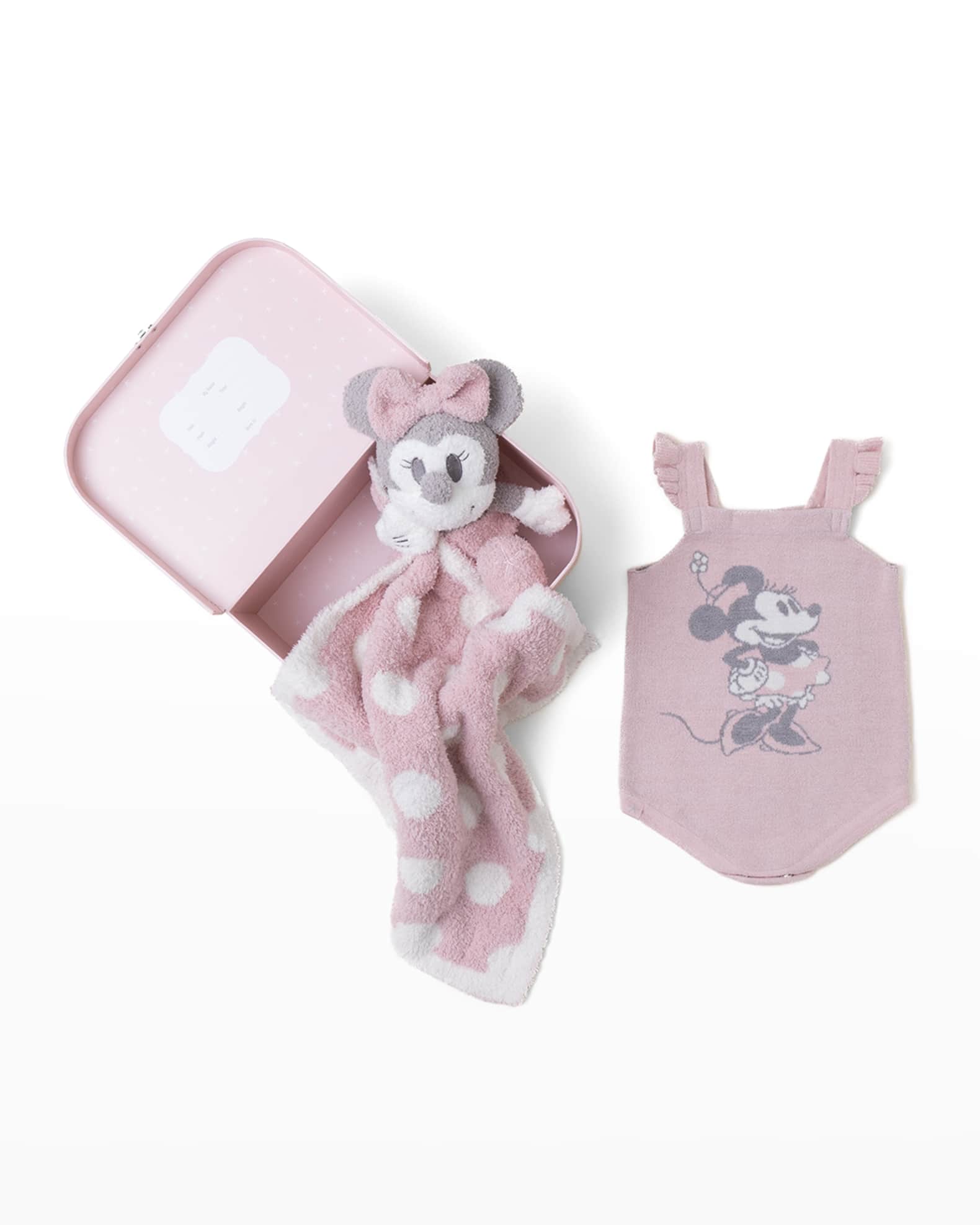 Barefoot Dreams Kid's CozyChic Ultra Lite Minnie Mouse 3Piece Infant
