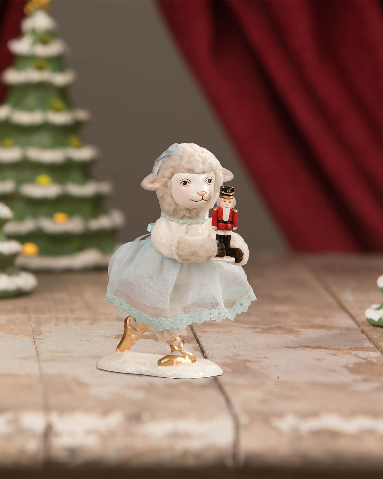 Bethany Lowe Clara Lamb Christmas Figurine Neiman Marcus