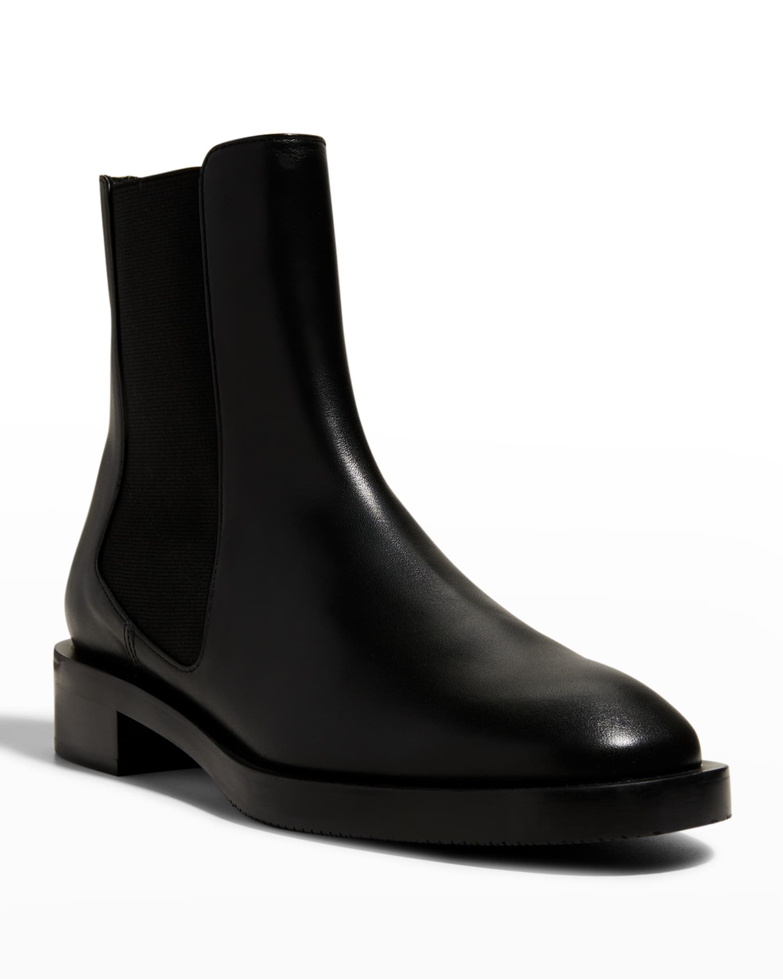 Stuart Weitzman Cline Calfskin Chelsea Booties | Neiman Marcus