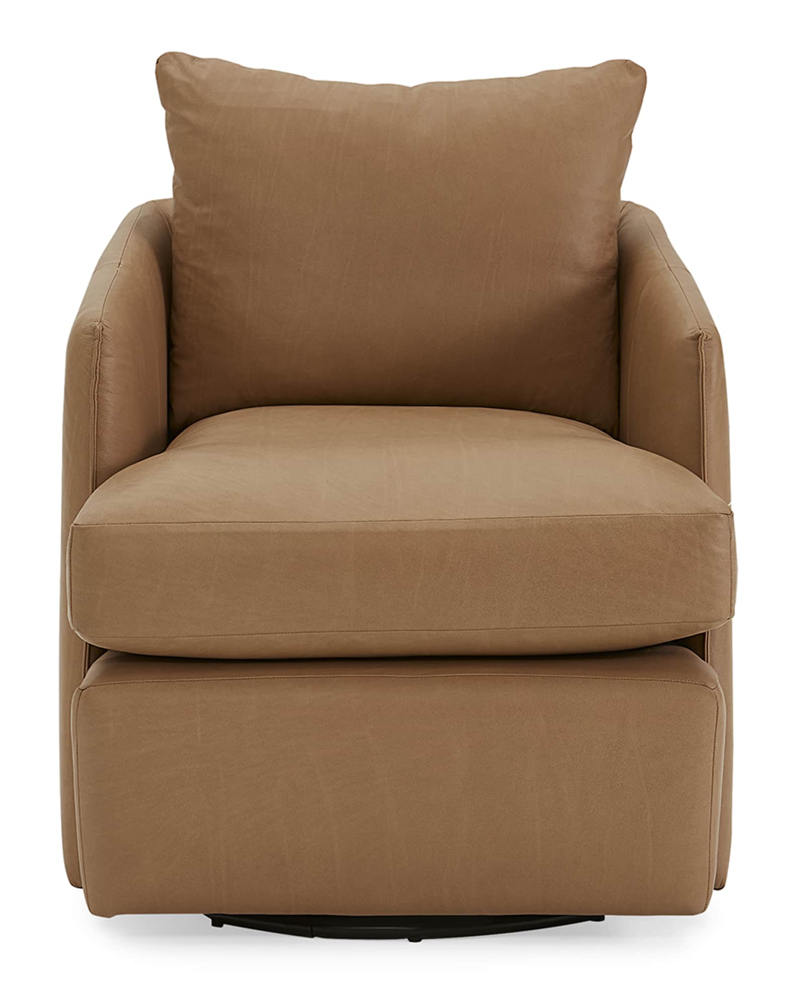 Four Hands Whittaker Leather Swivel Chair Neiman Marcus