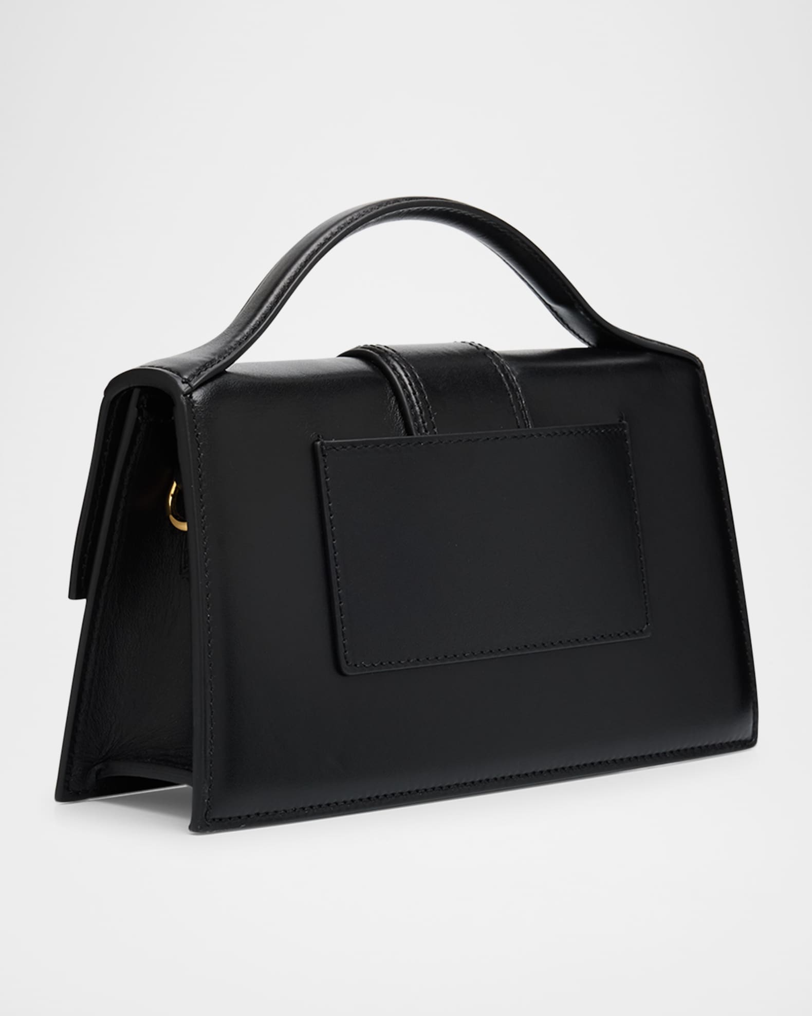 【JACQUEMUS/ジャックムス】'Le Grand Bambino' Handbag Jacquemus Le Grand Bambino Leather Top-Handle Bag | Saks