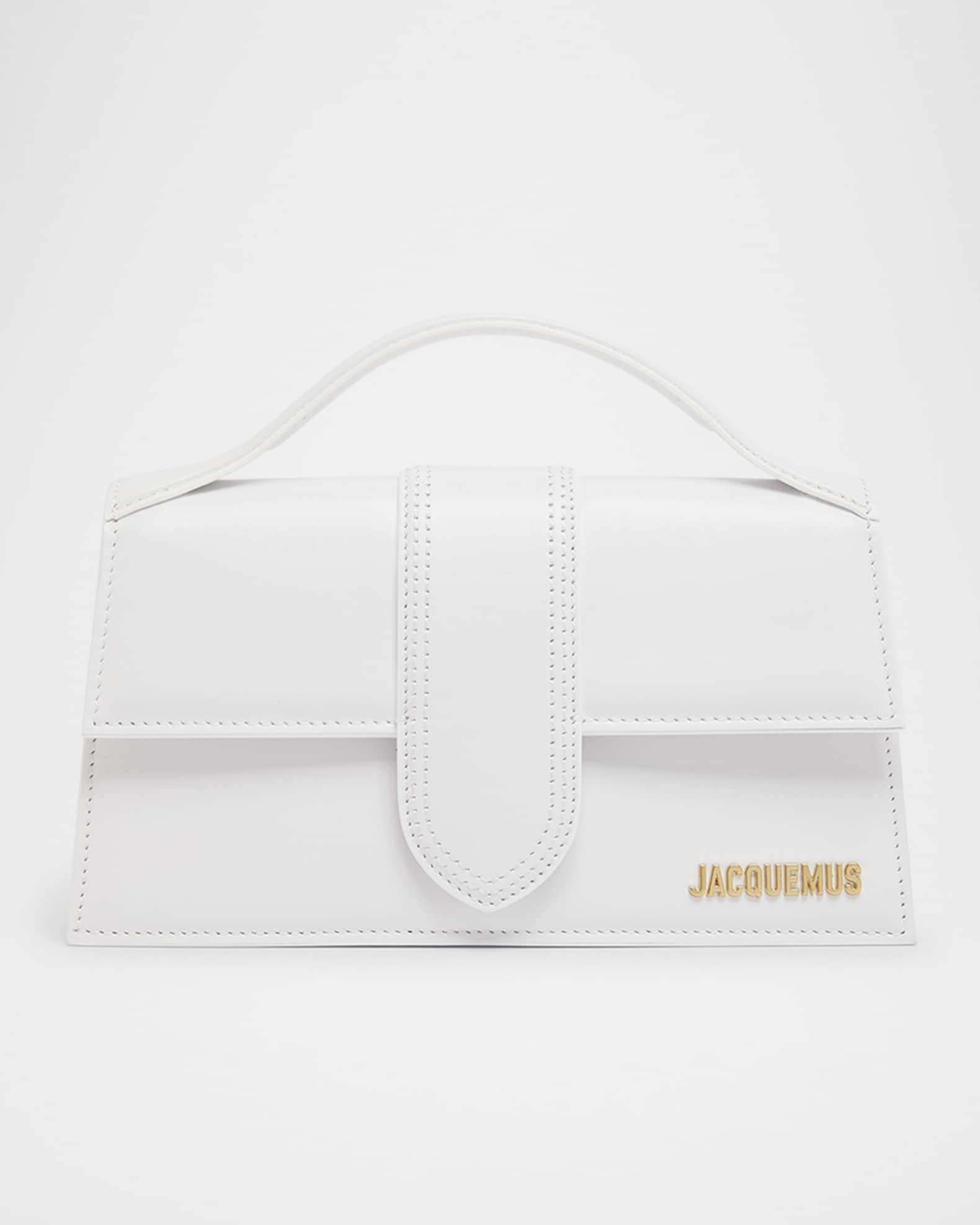 Jacquemus Le Grand Bambino Leather Crossbody Bag | Neiman Marcus Jacquemus Le Grand Bambino Leather Crossbody Bag | Neiman Marcus