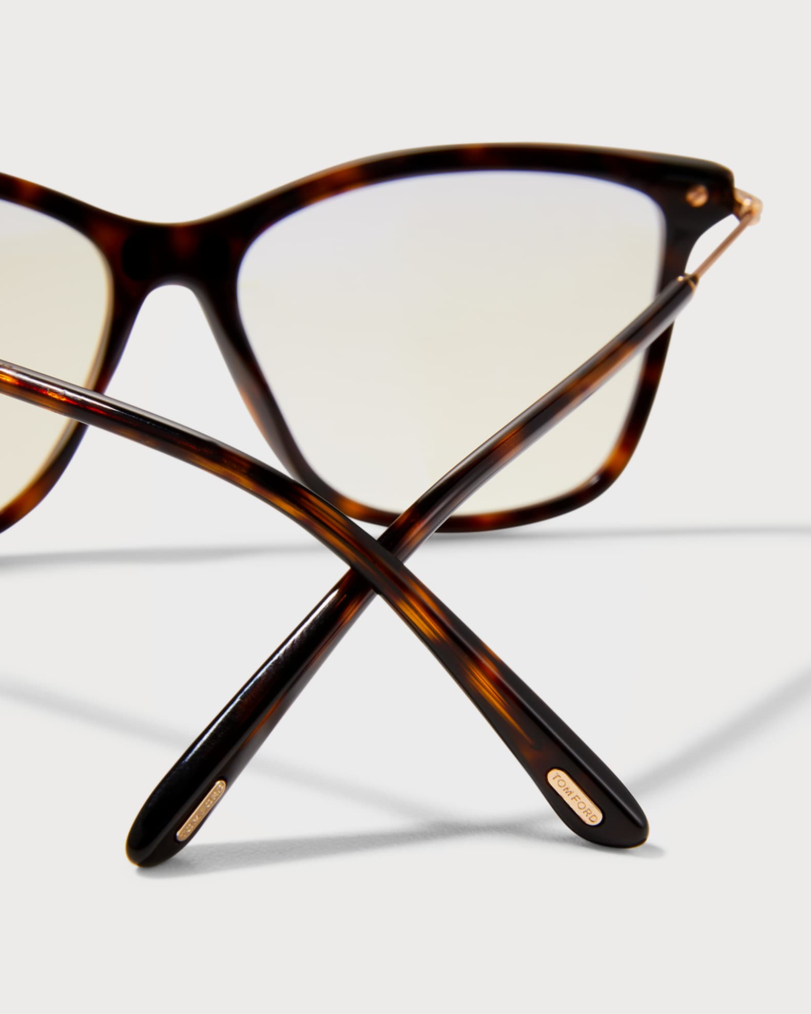 Tom ford square metal optical frame top