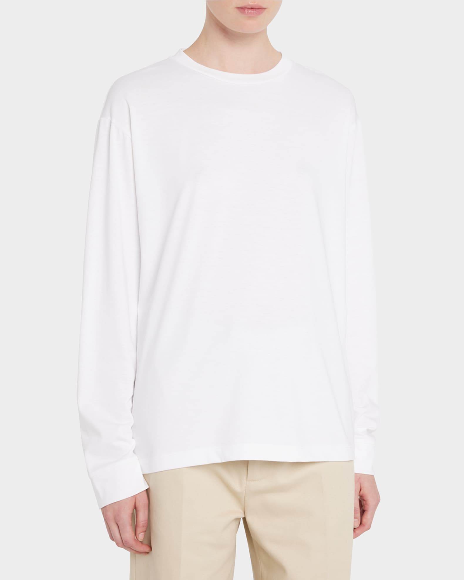 THE ROW Ciles Oversized Top | Neiman Marcus