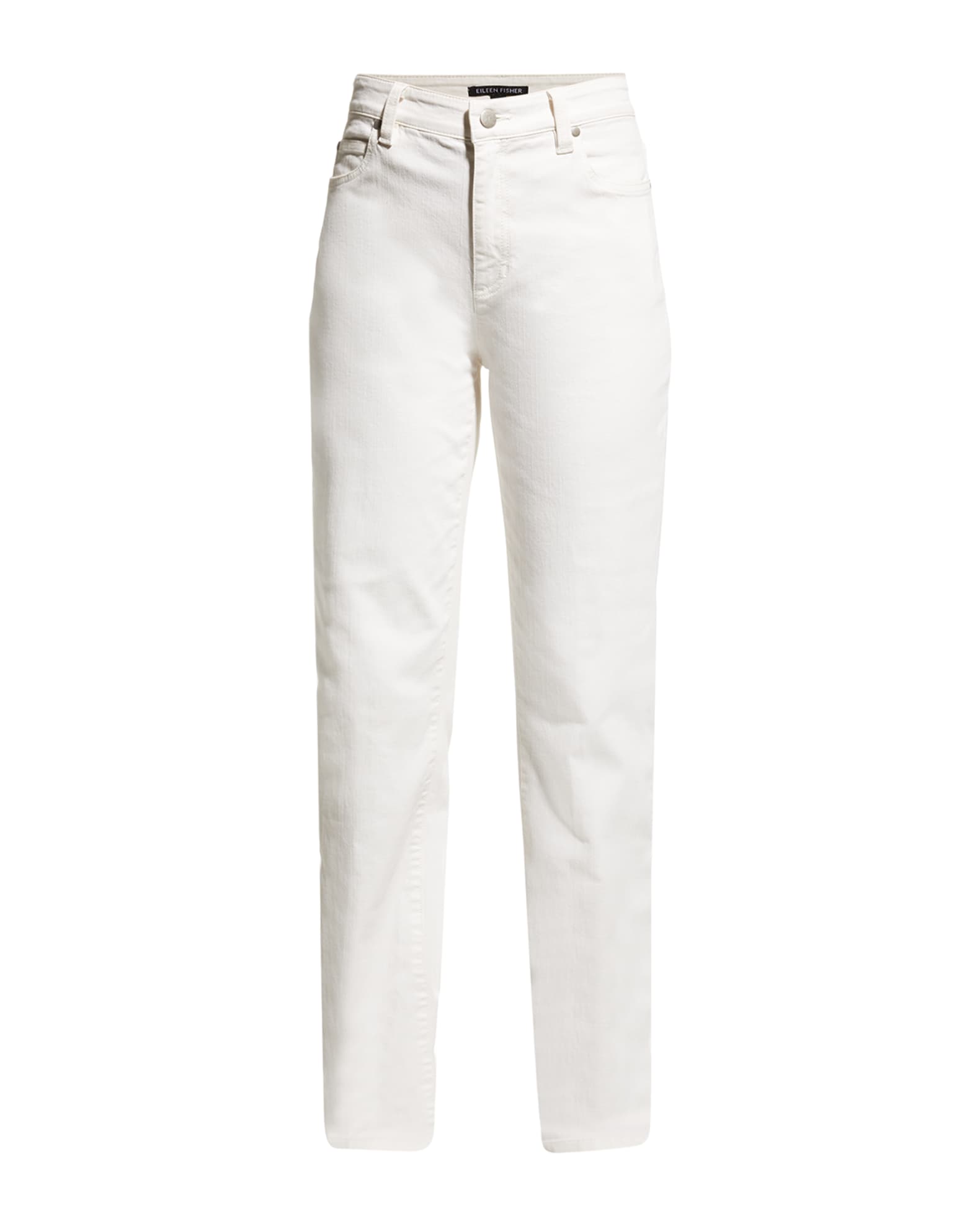 Eileen Fisher High-Rise Stretch Denim Jeans | Neiman Marcus