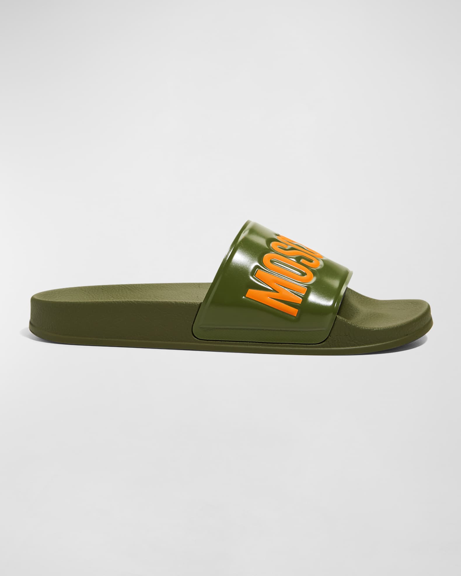Moschino Men's Logo Slides