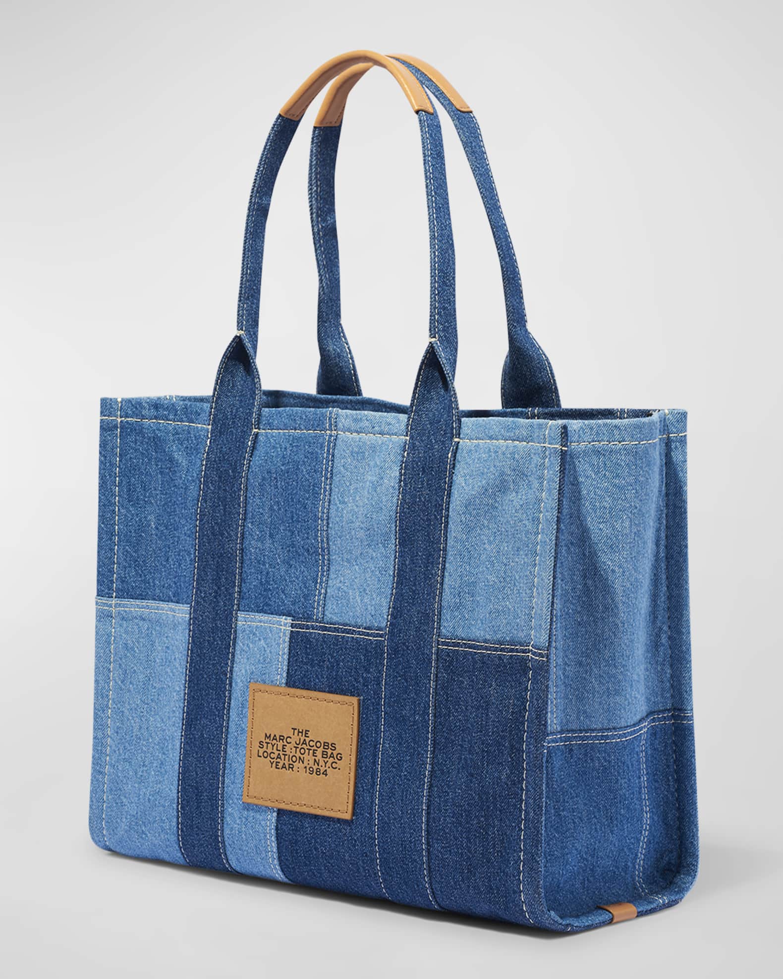 Marc jacobs denim tote outlet