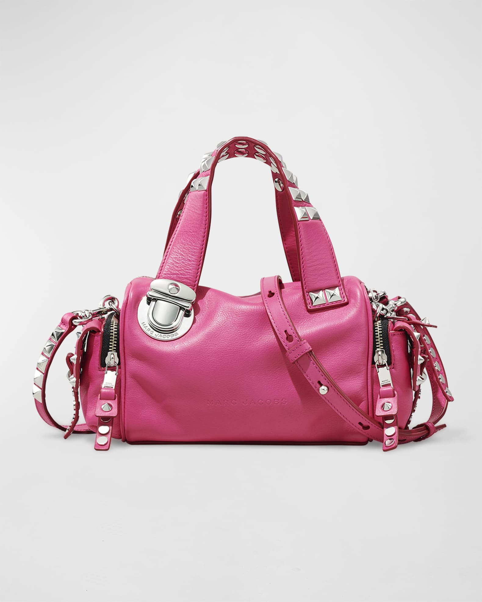 Bowling bags Marc Jacobs - Leather studded bowling bag