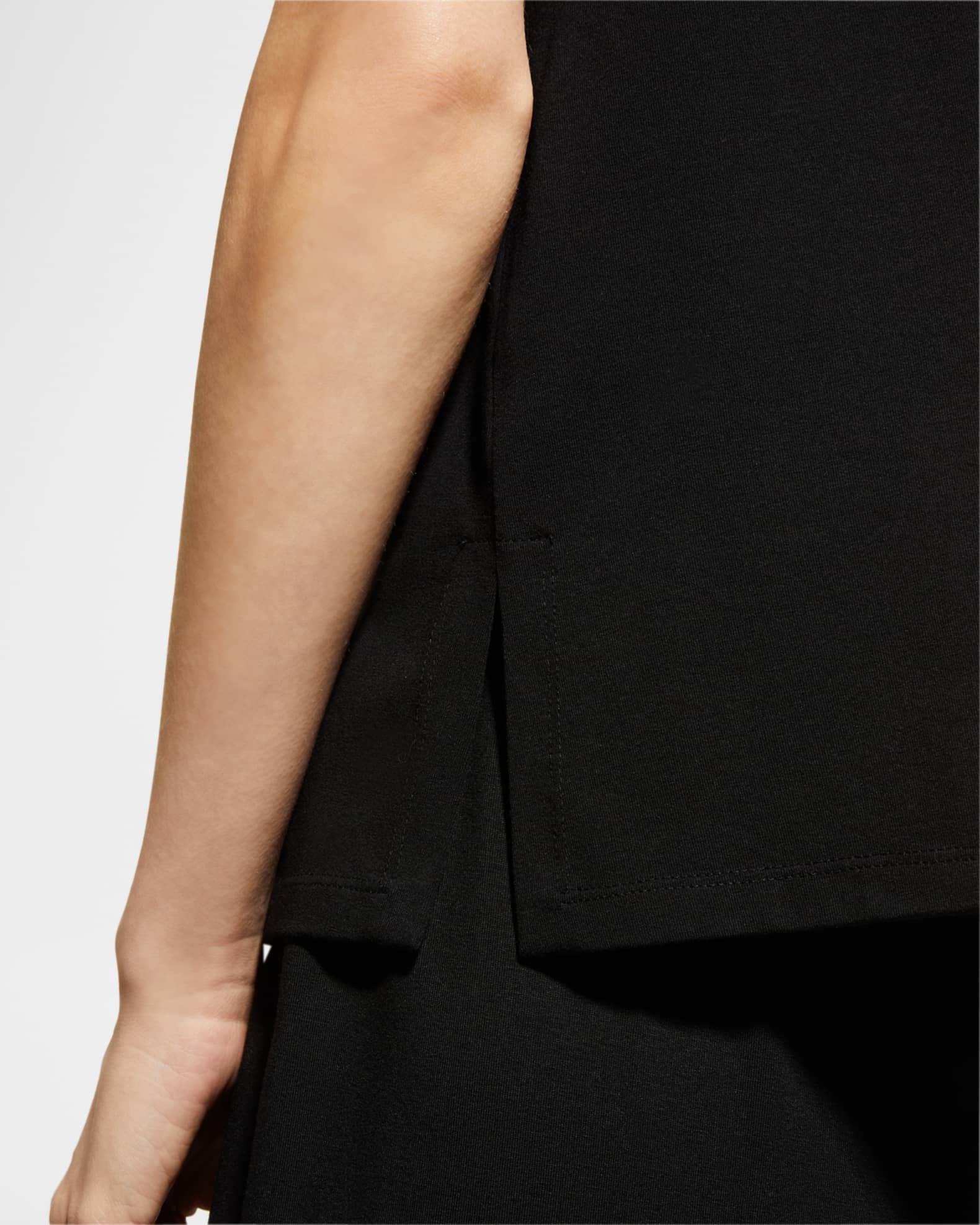 Eileen Fisher Scoop-Neck Jersey Knit Tank Top | Neiman Marcus