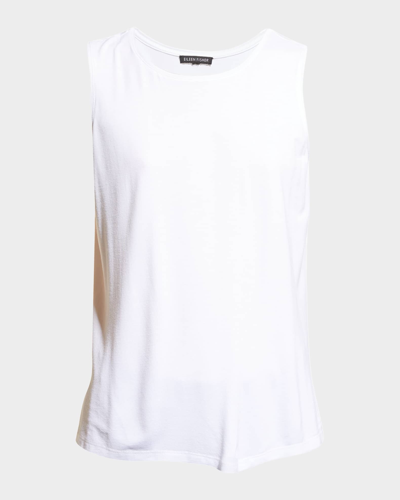 Scoop-Neck Jersey Knit Tank Top 0