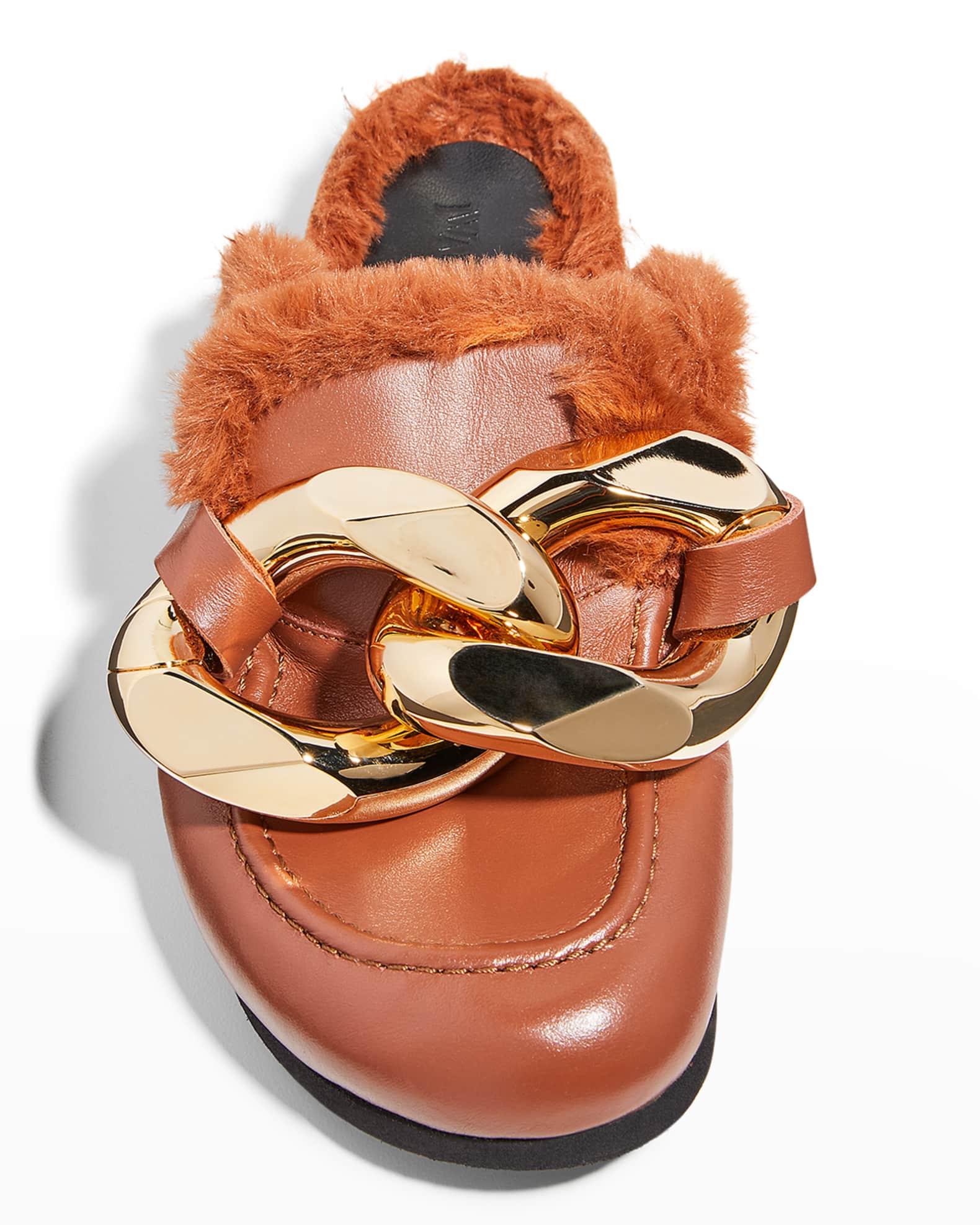 jw anderson chunky napa chain slide mules