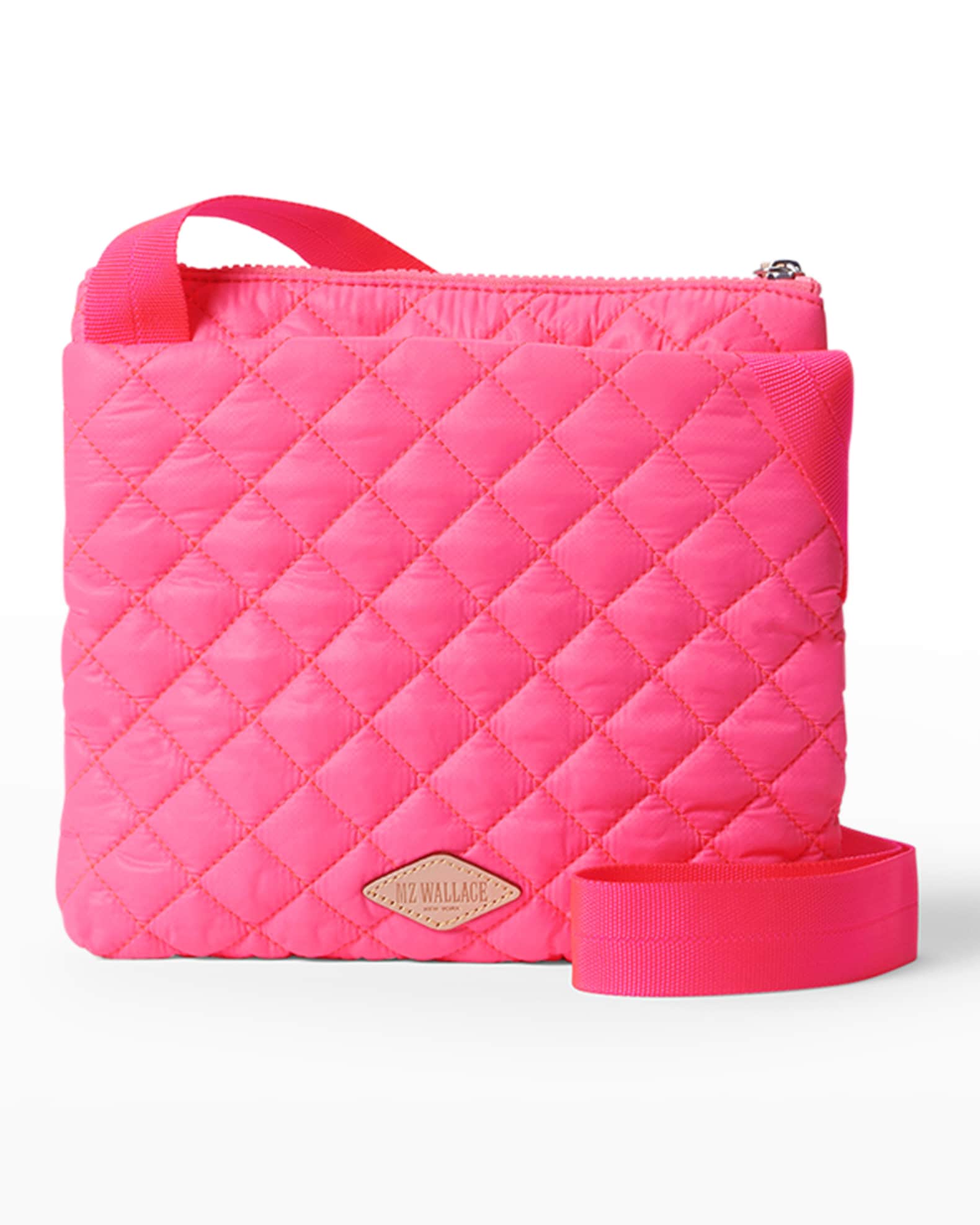 MZ WALLACE Metro Quilted Flat Crossbody Bag Neiman Marcus