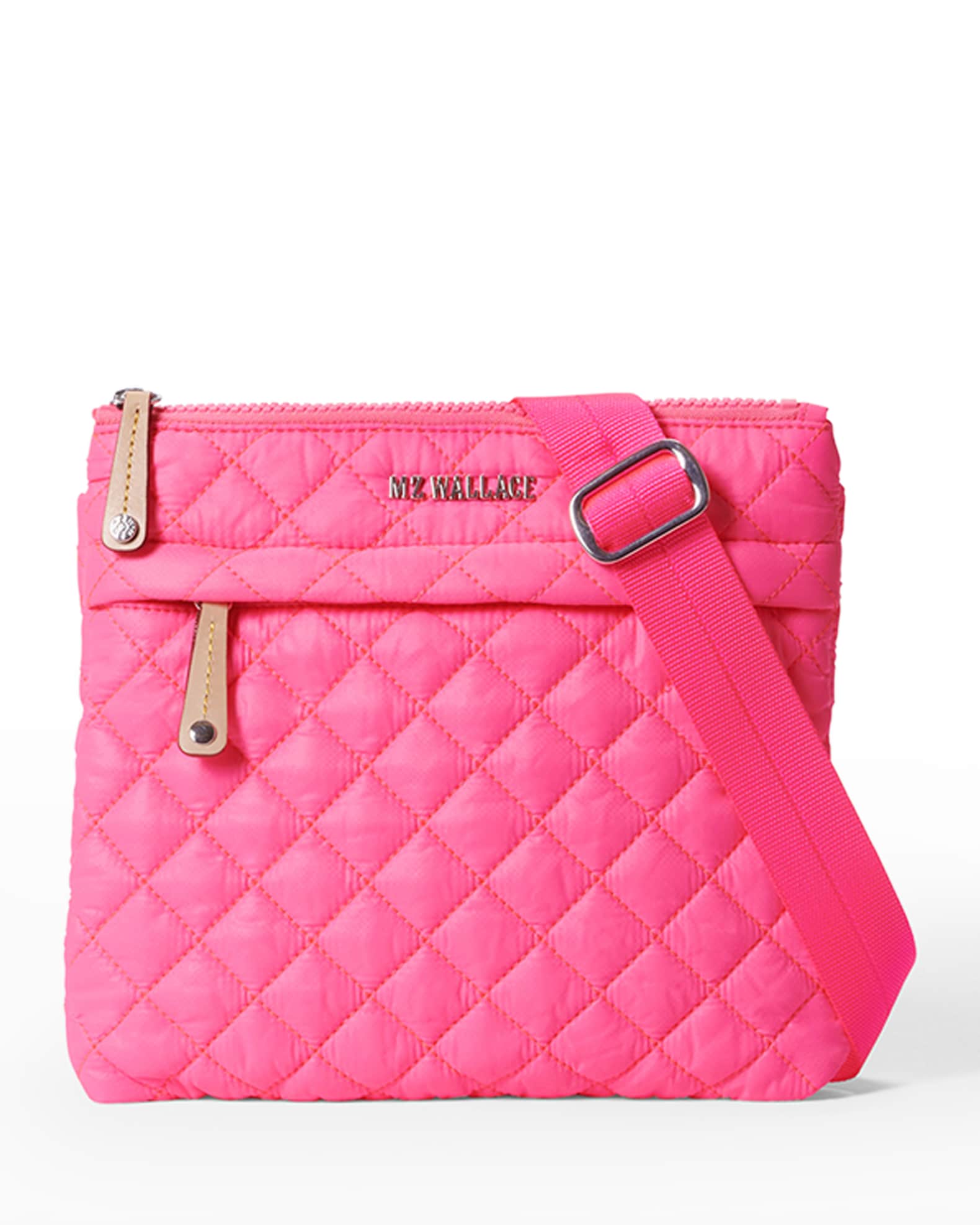 MZ WALLACE Metro Quilted Flat Crossbody Bag Neiman Marcus