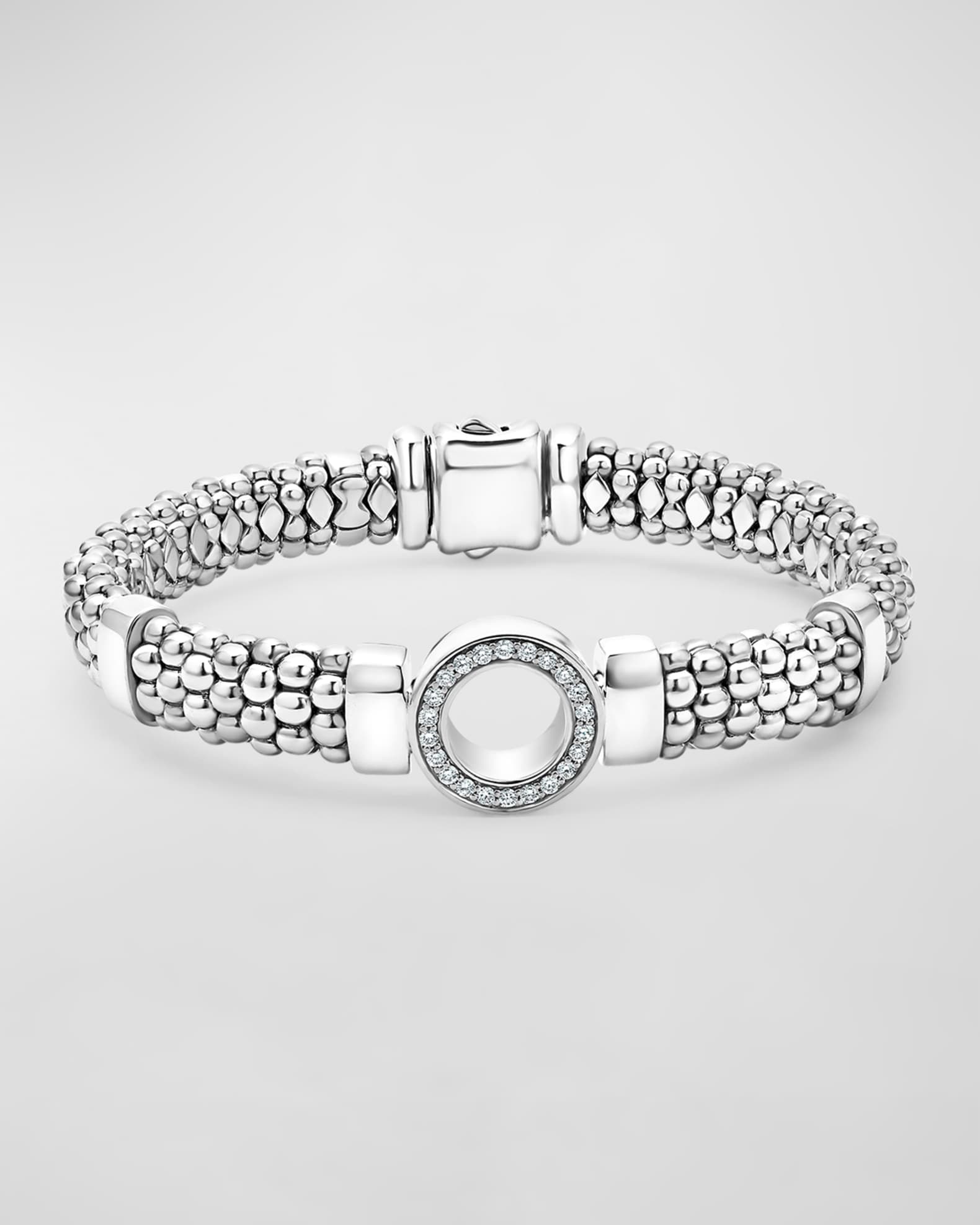 Lagos caviar spark diamond bracelet 2025