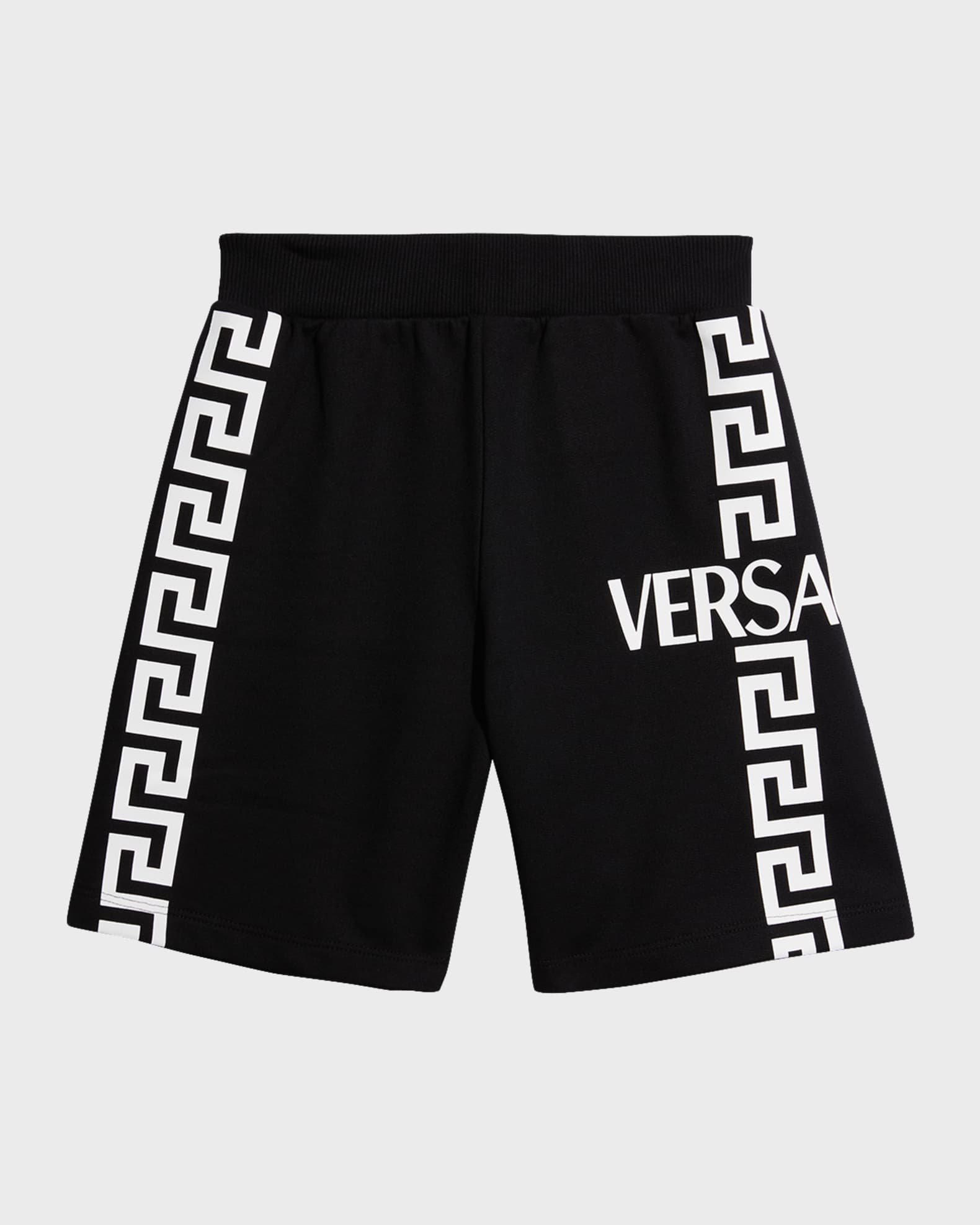 Versace Boy's Greca Logo Bermuda Shorts, Size 4-6 | Neiman Marcus