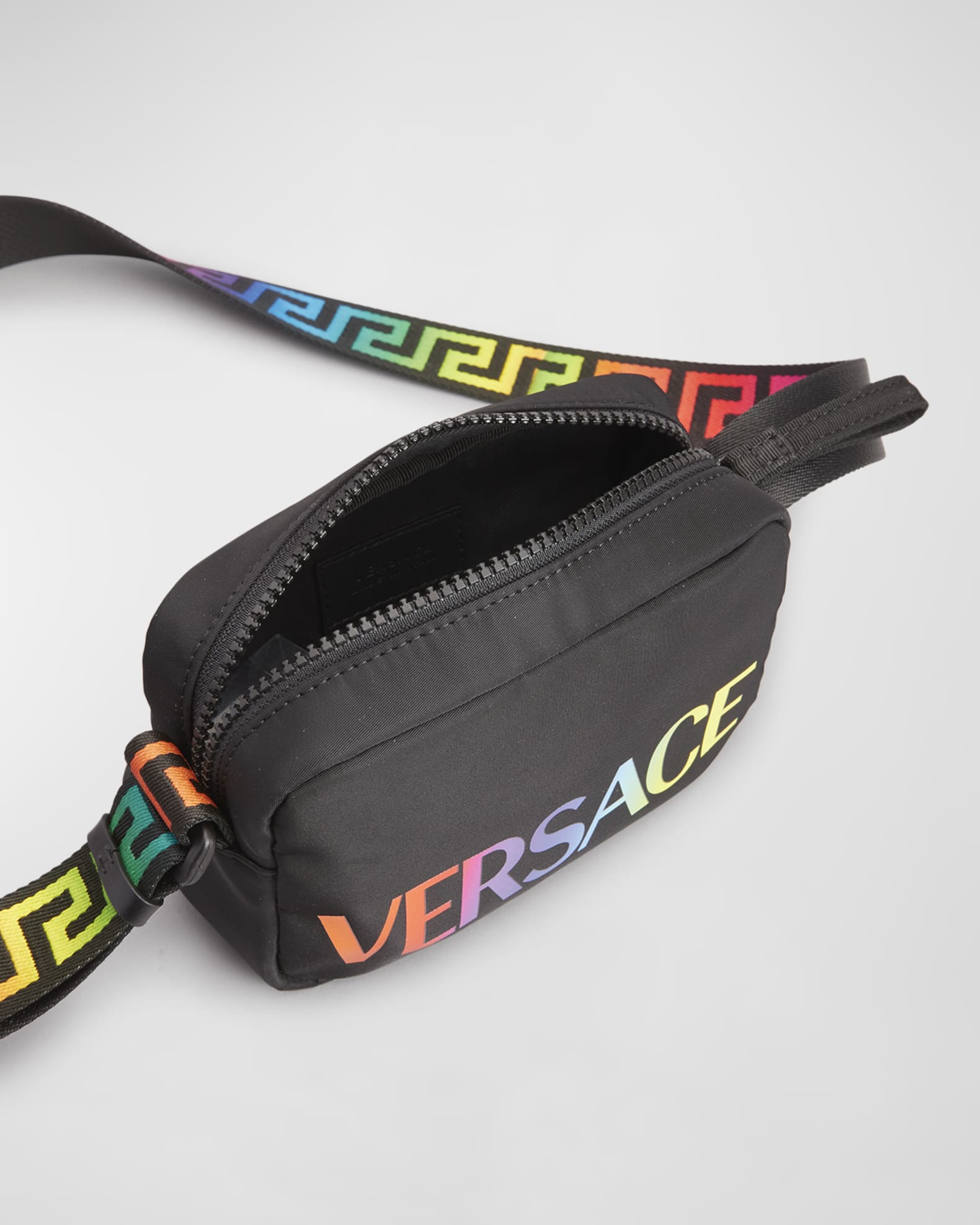 Versace Girl's Greca Rainbow Camera Bag Neiman Marcus