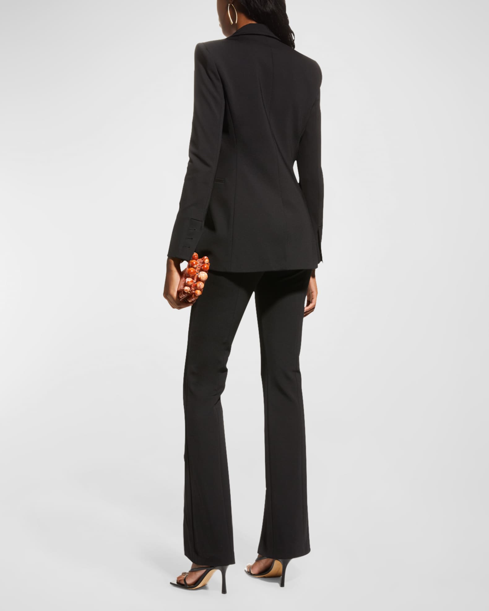 Alice + Olivia Breann Long Fitted Blazer | Neiman Marcus