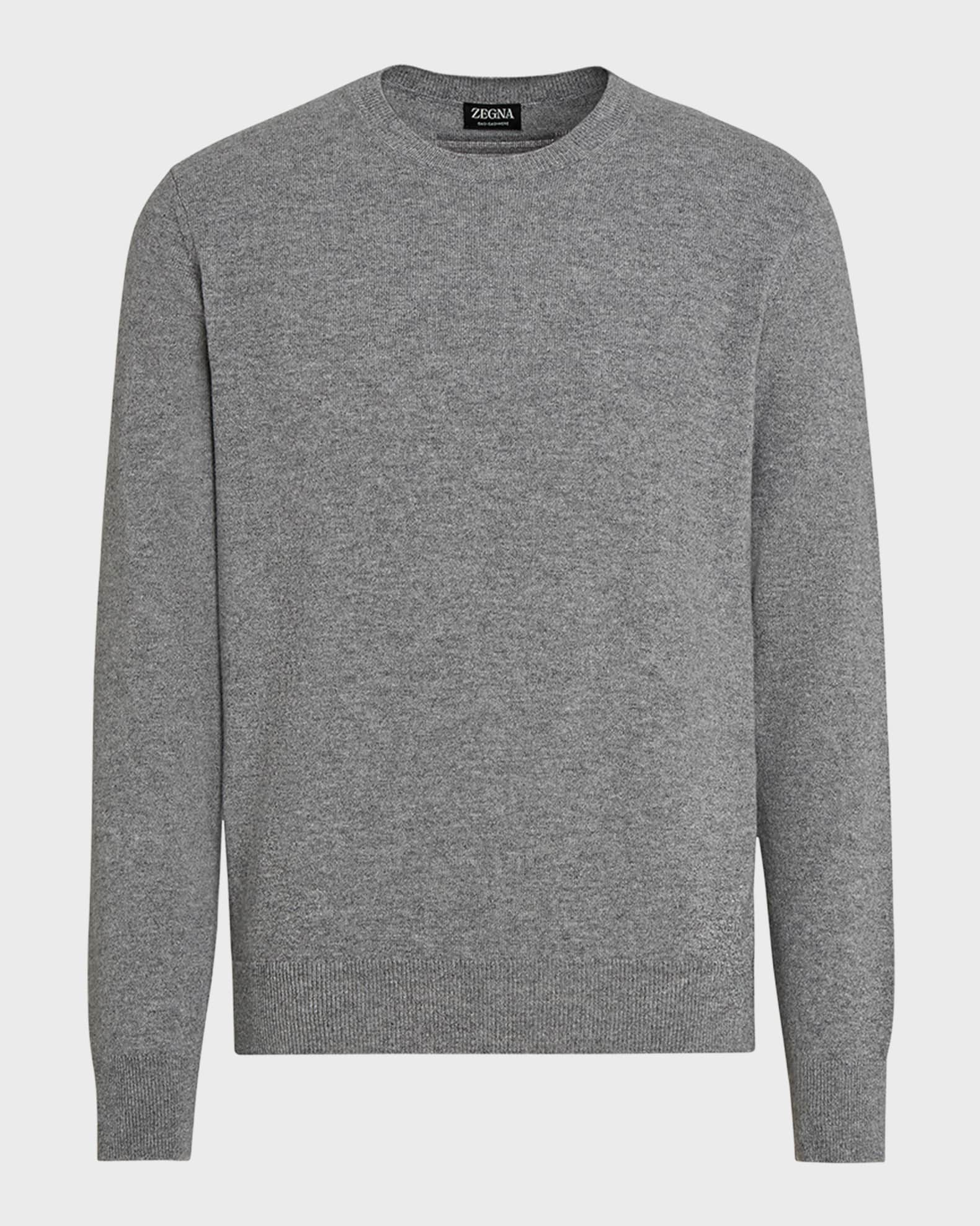 ZEGNA Men's Cashmere Crewneck Sweater Neiman Marcus