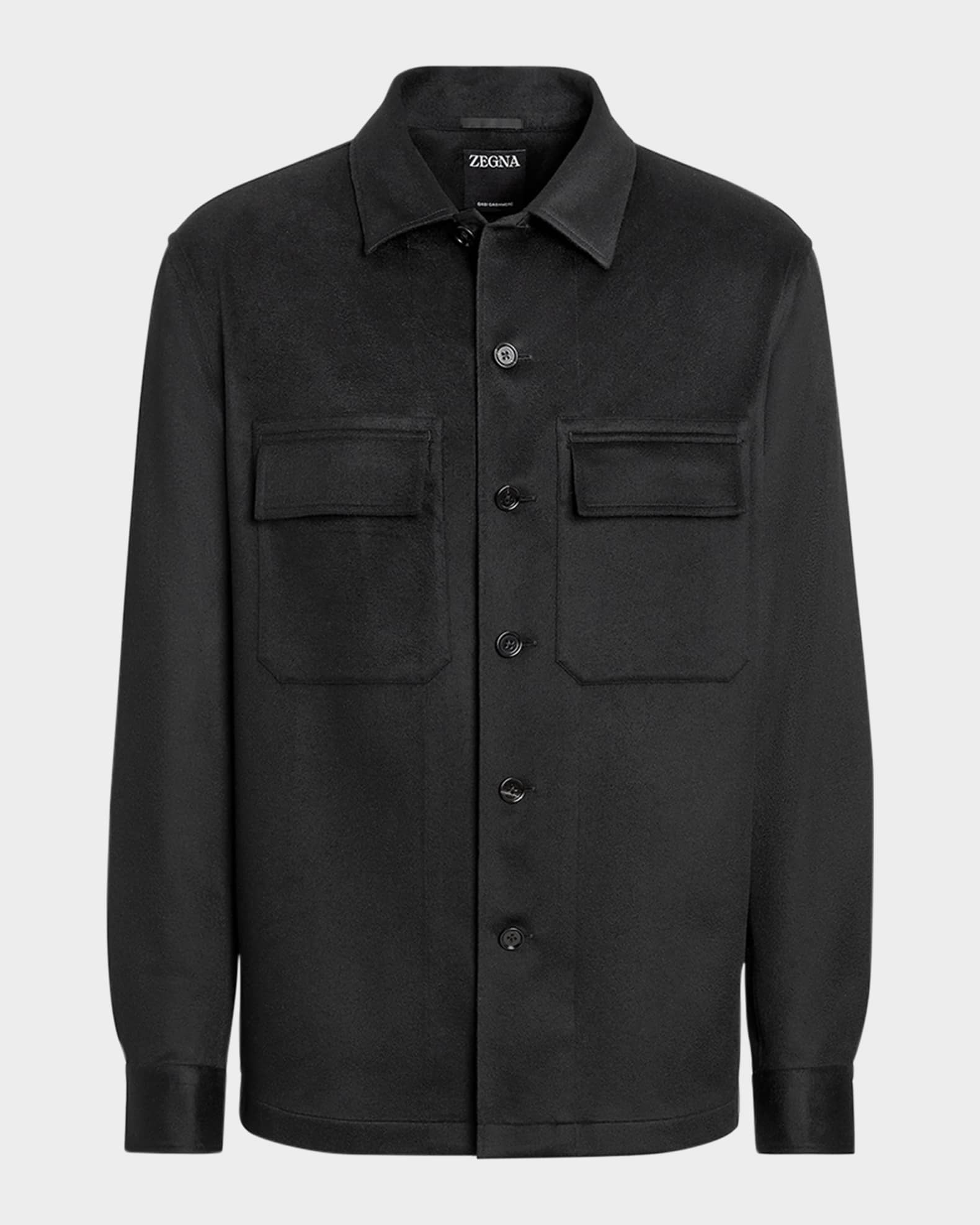 Men's Cashmere Overshirt 0