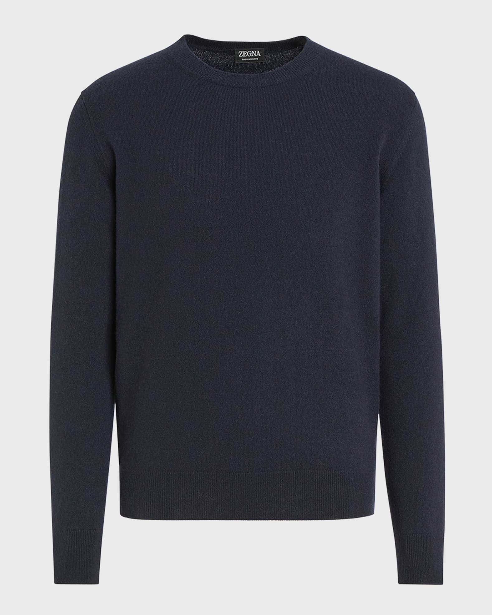 ZEGNA Men's Cashmere Crewneck Sweater Neiman Marcus