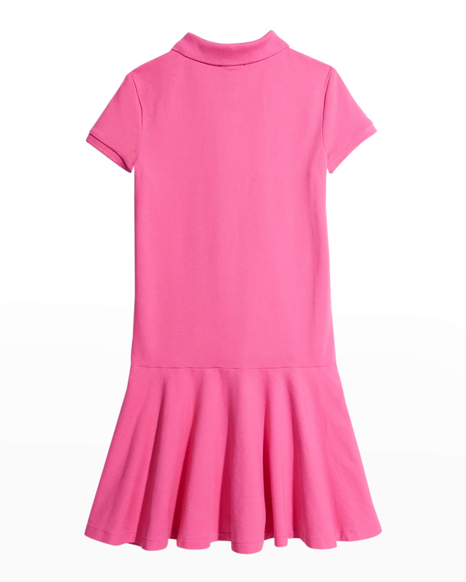 Polo Ralph Lauren Little Girls Polo Dress - Pink
