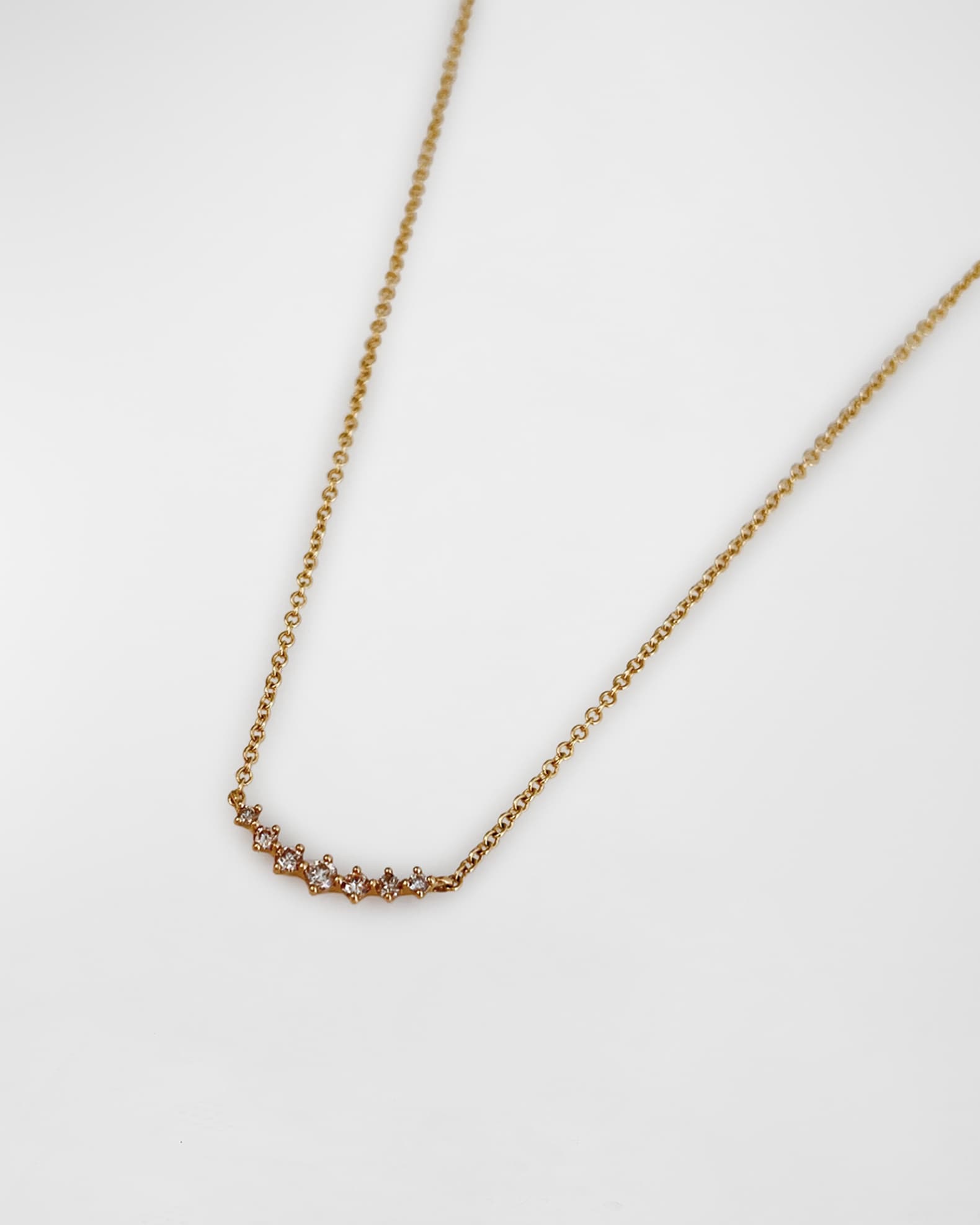 Zoe Lev Jewelry Diamond Cluster Necklace Neiman Marcus