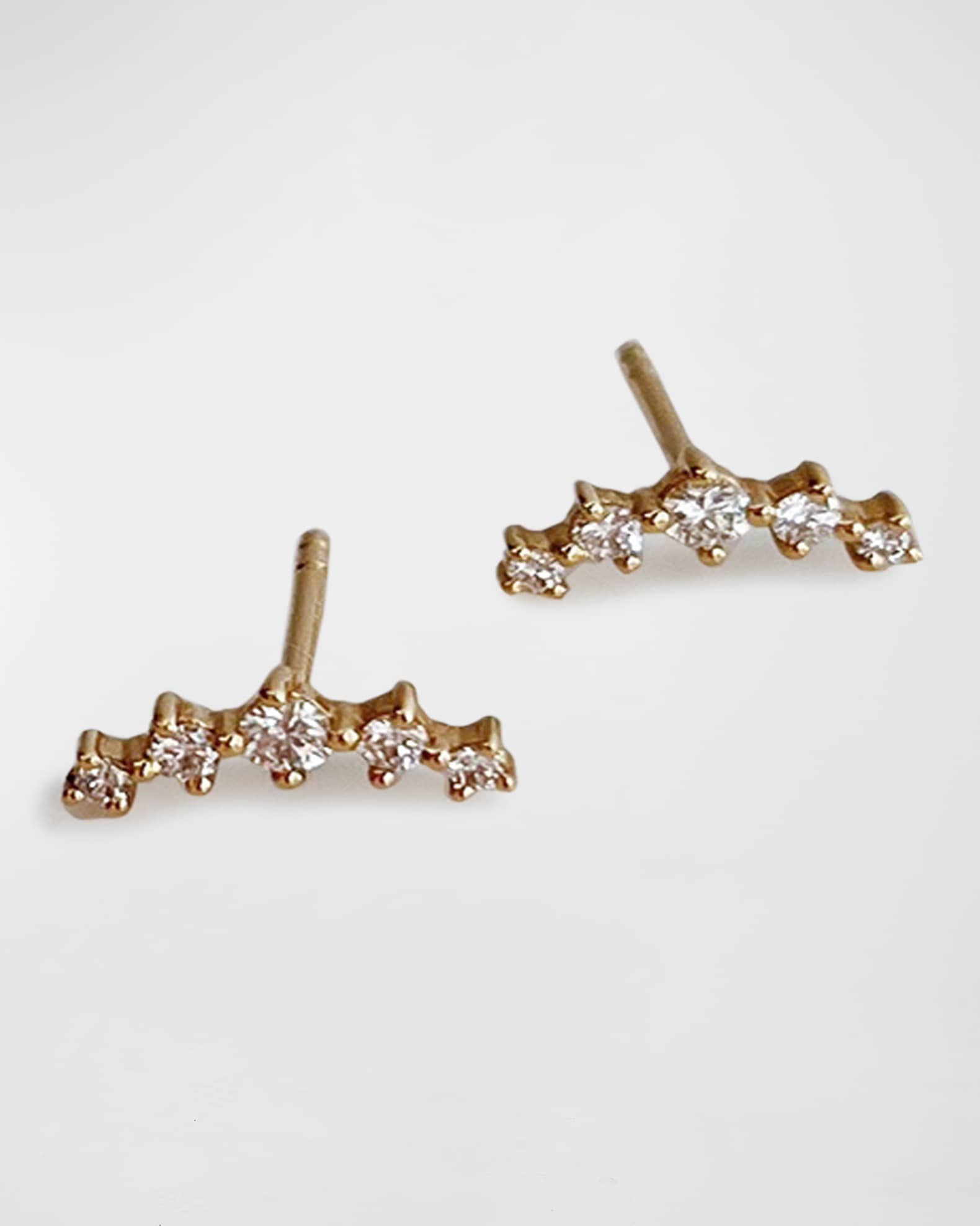 Zoe Lev Jewelry Diamond Cluster Stud Earrings Neiman Marcus