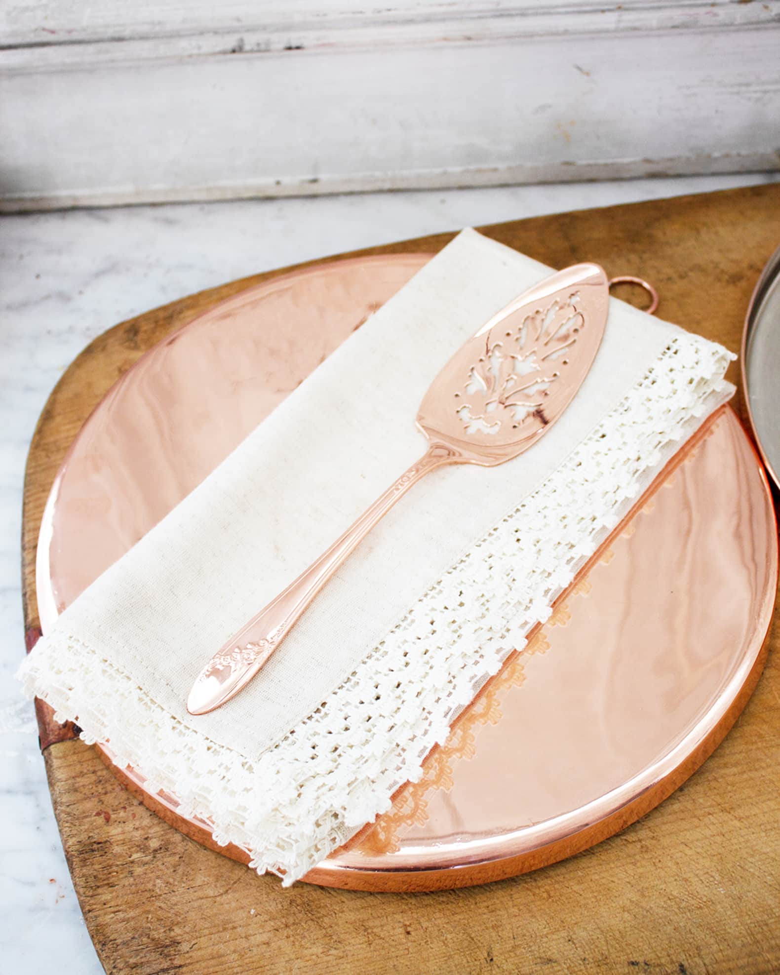 Vintaged Copper Baking Tray 11