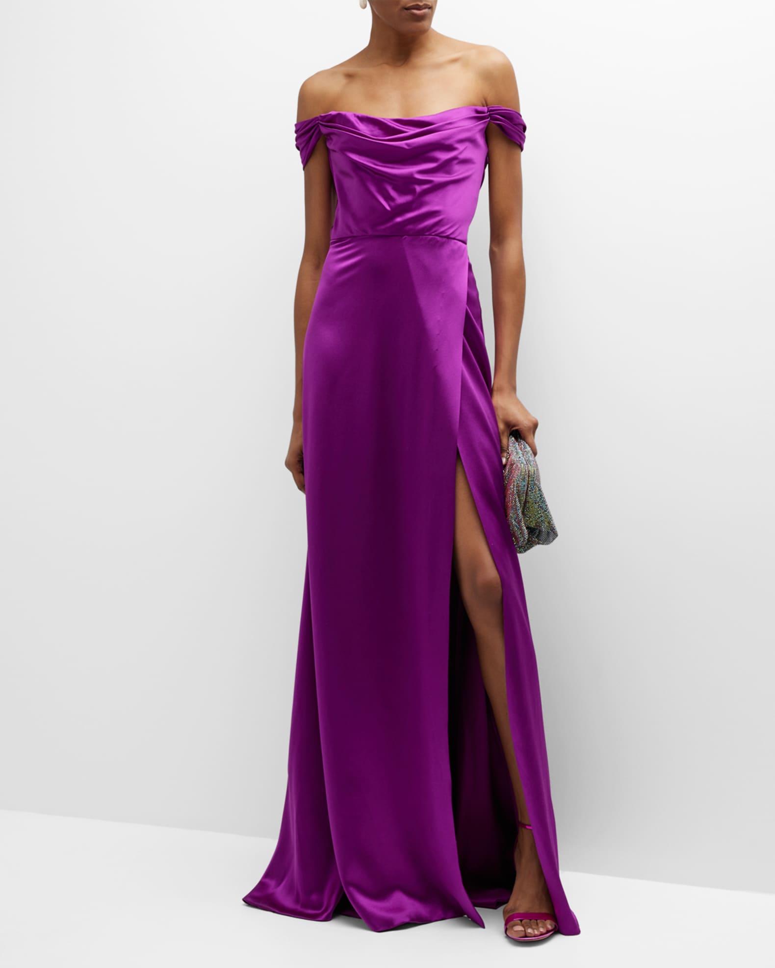 Markarian Magnolia OfftheShoulder Corset Gown Neiman Marcus