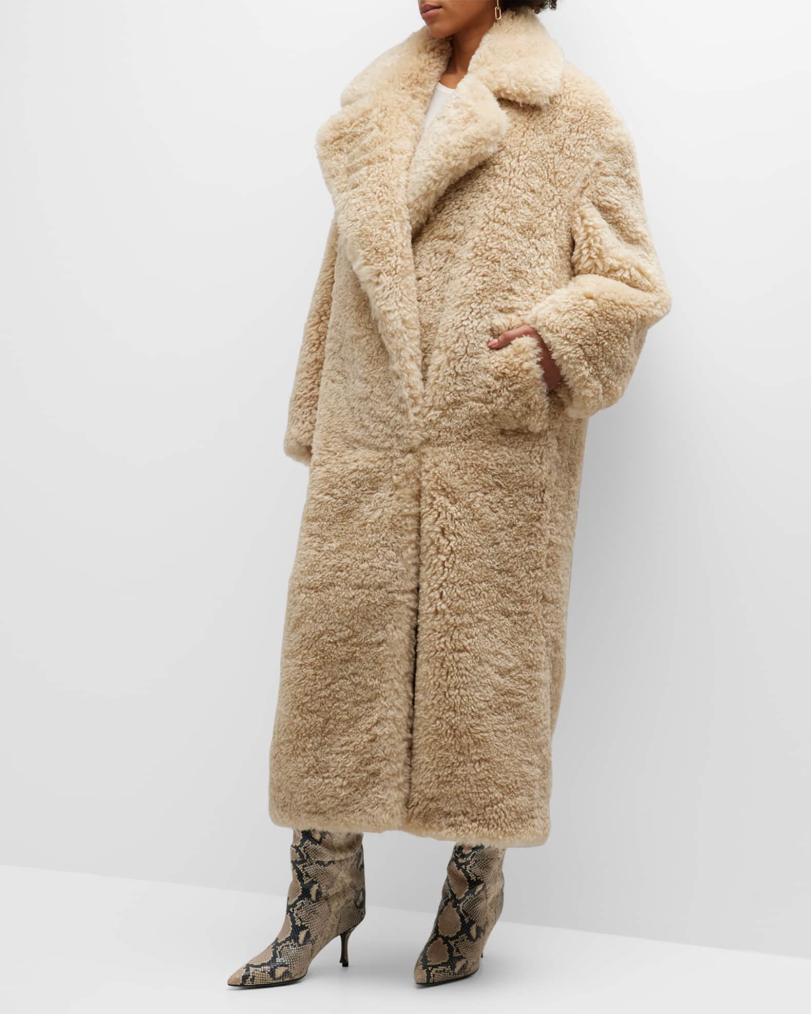 Toni Navy/Grey Wool Coat main image 1