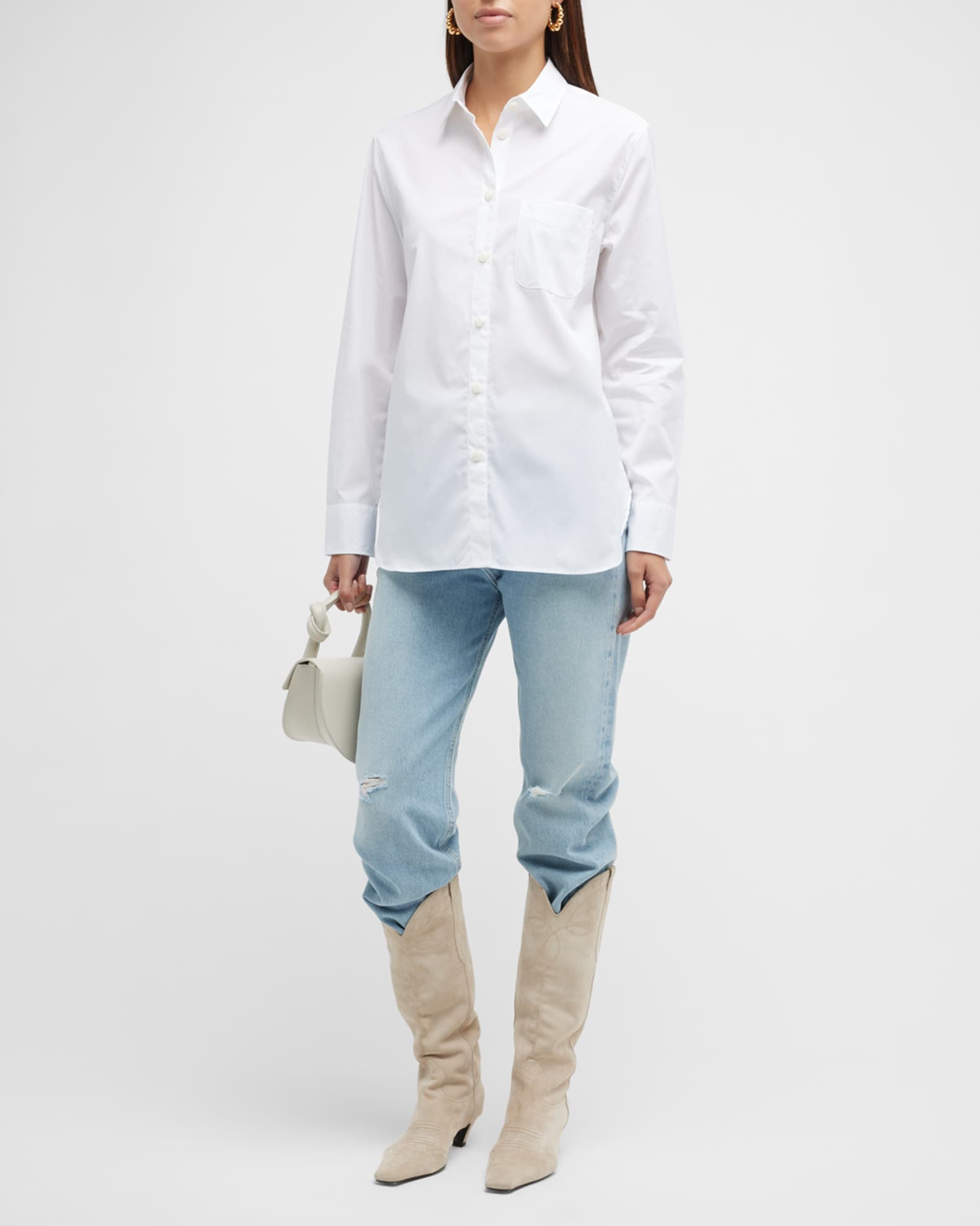 Maxine Classic Button-Front Shirt 1