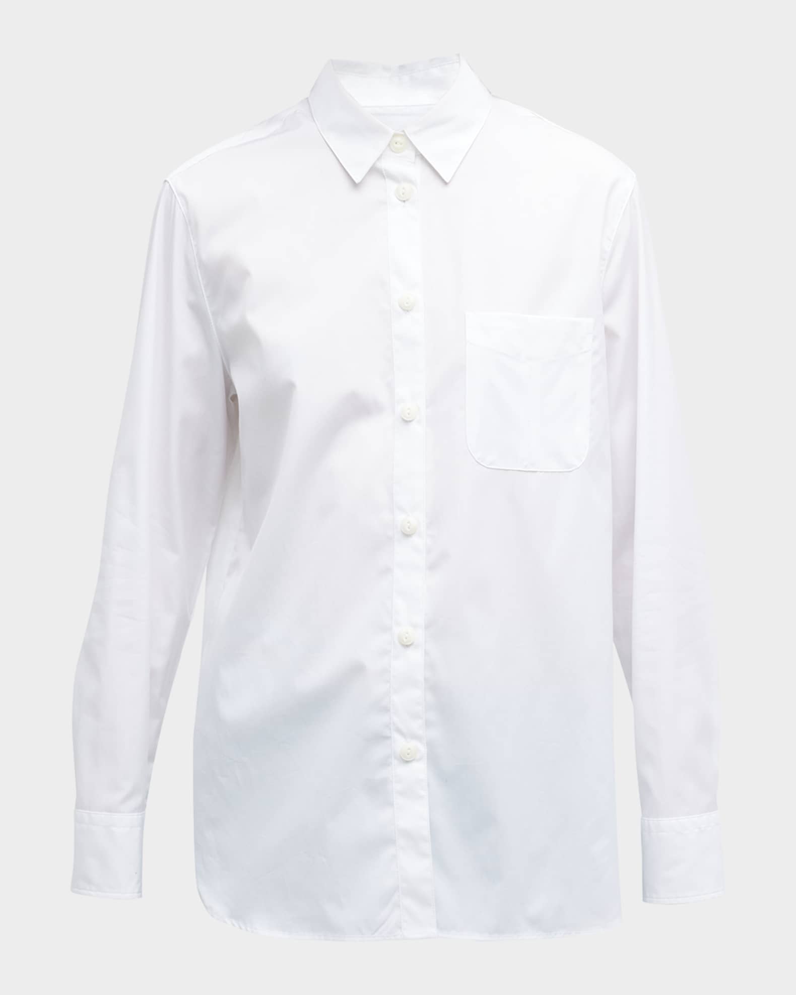 Maxine Classic Button-Front Shirt 0