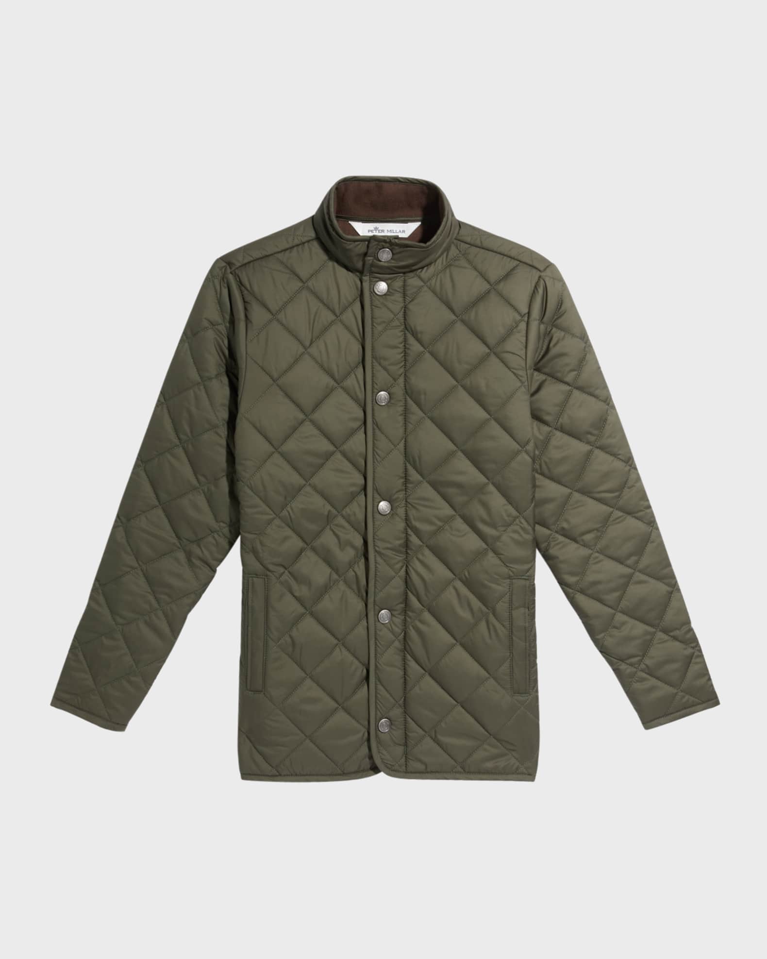 Peter millar quilted coat top
