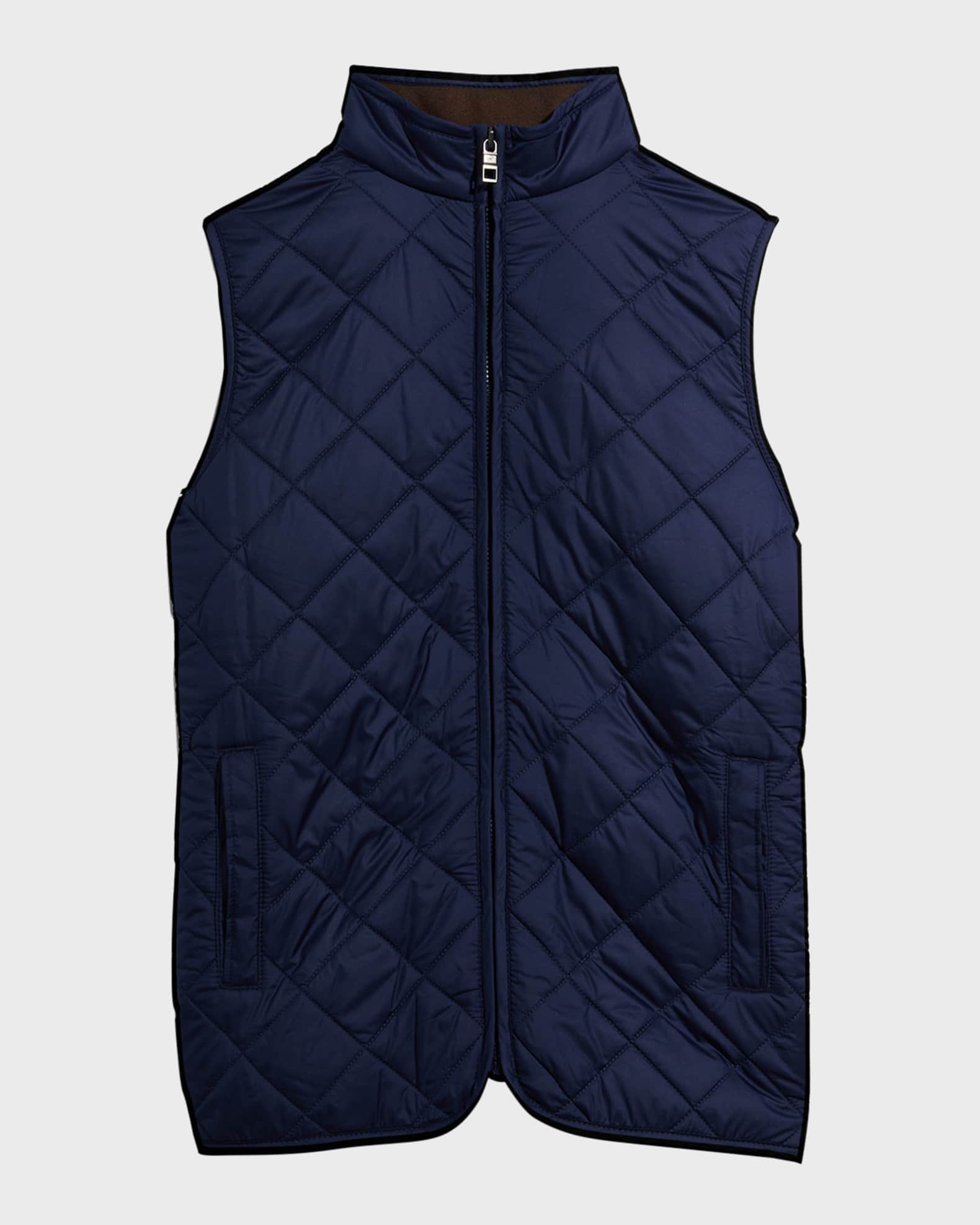 Brooks Brothers Men's Night Navy Quilted Vest