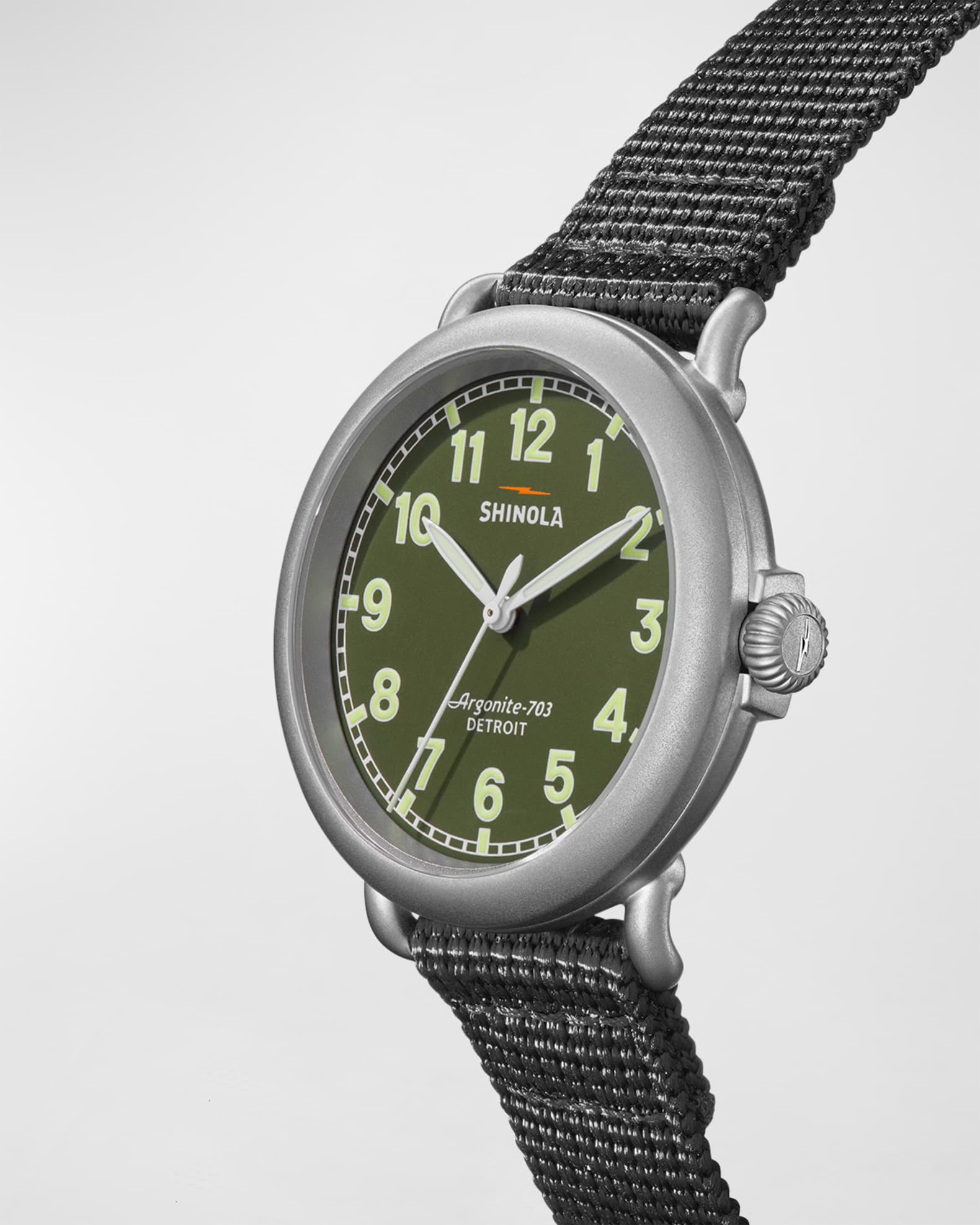 Shinola Men s Runwell 3H Nylon Field Watch 41mm Neiman Marcus