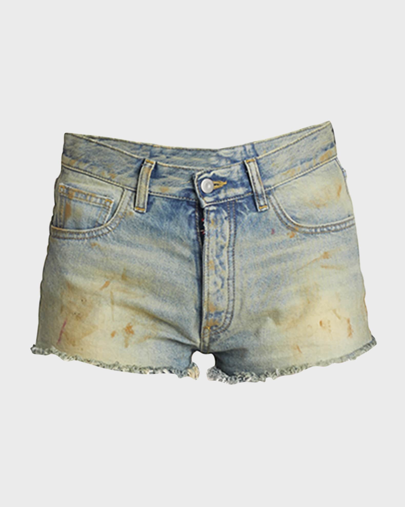 Distressed cut off jean shorts discount