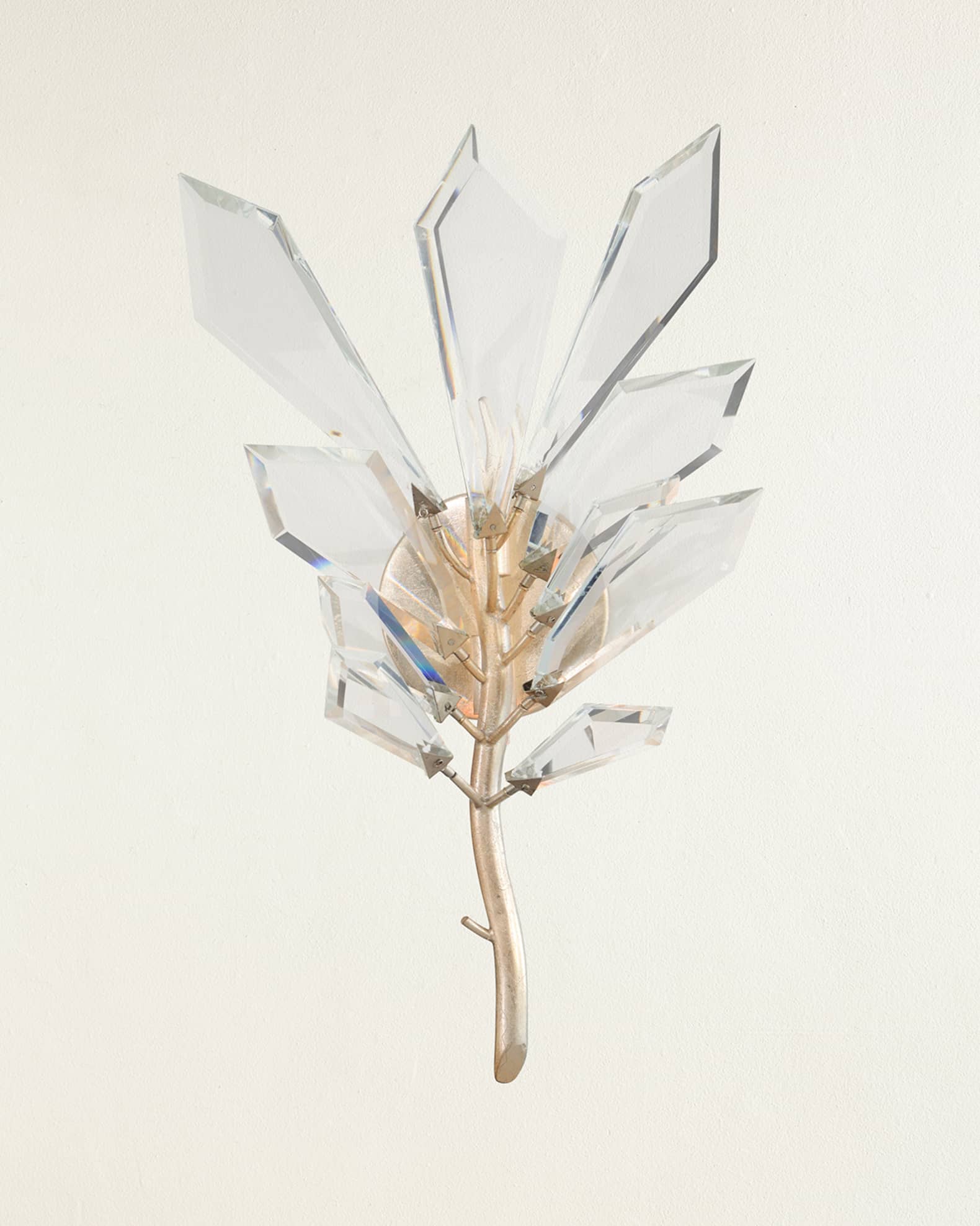 Gotta Single Light Cut Crystal Wall Sconce  0