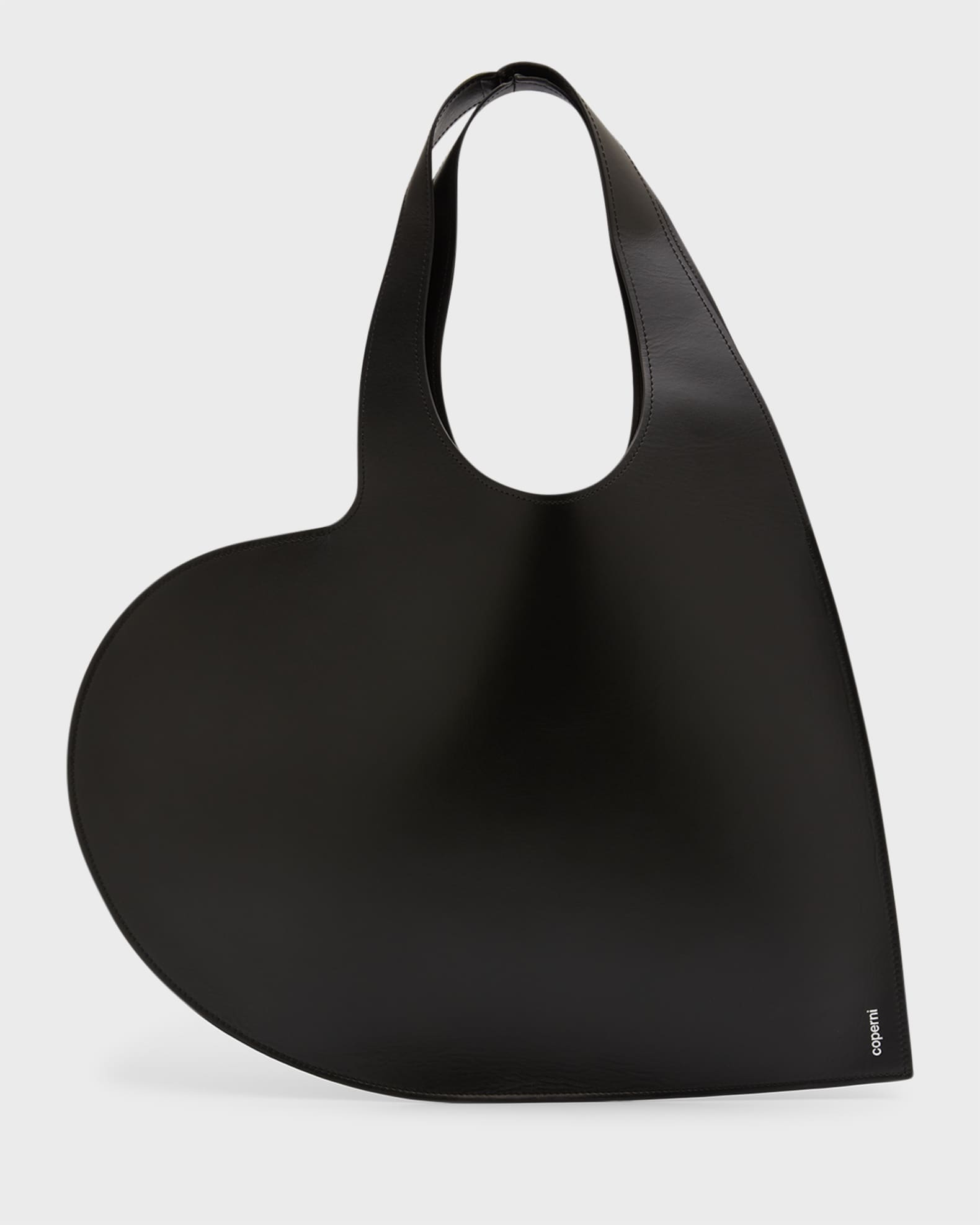 Coperni Coperni Heart pink leather tote bag main image 1