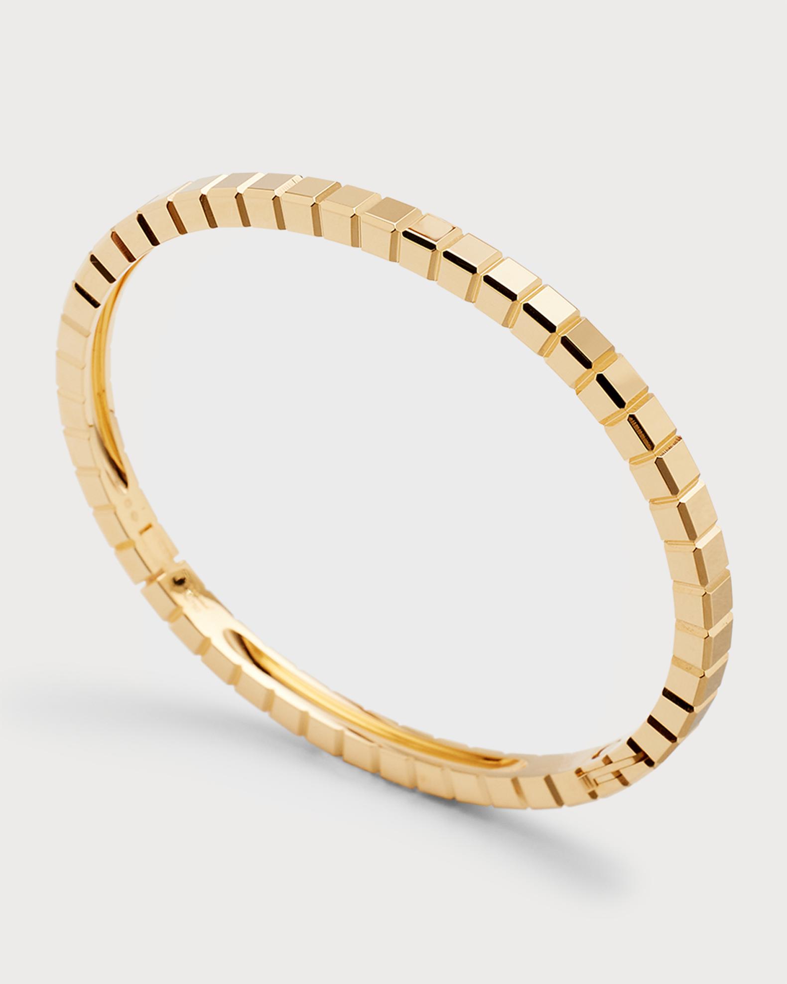Chopard Ice Cube 18K Yellow Gold Bracelet Size Medium Neiman Marcus