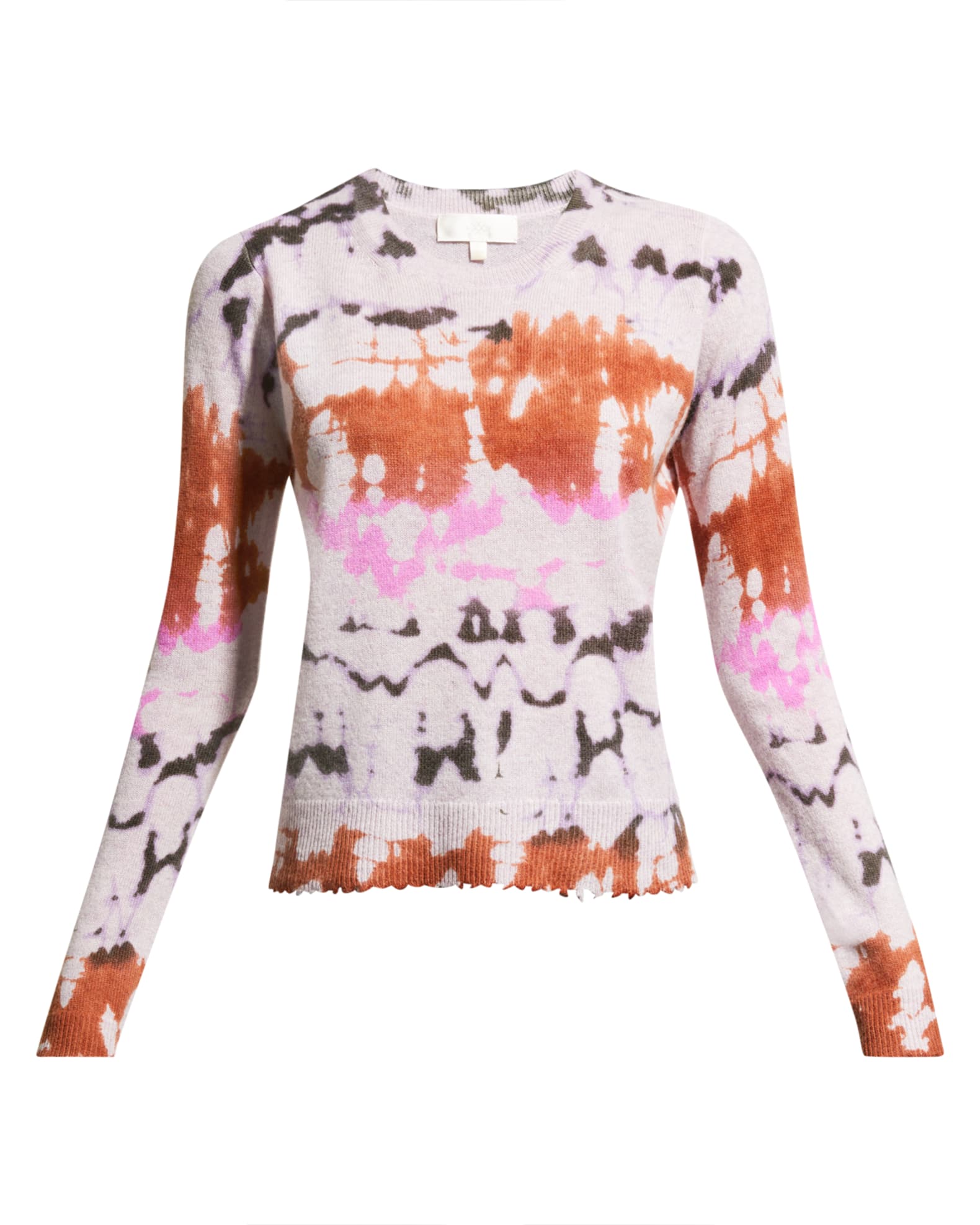 Lisa Todd Psychedelic-Print Cashmere Sweater | Neiman Marcus