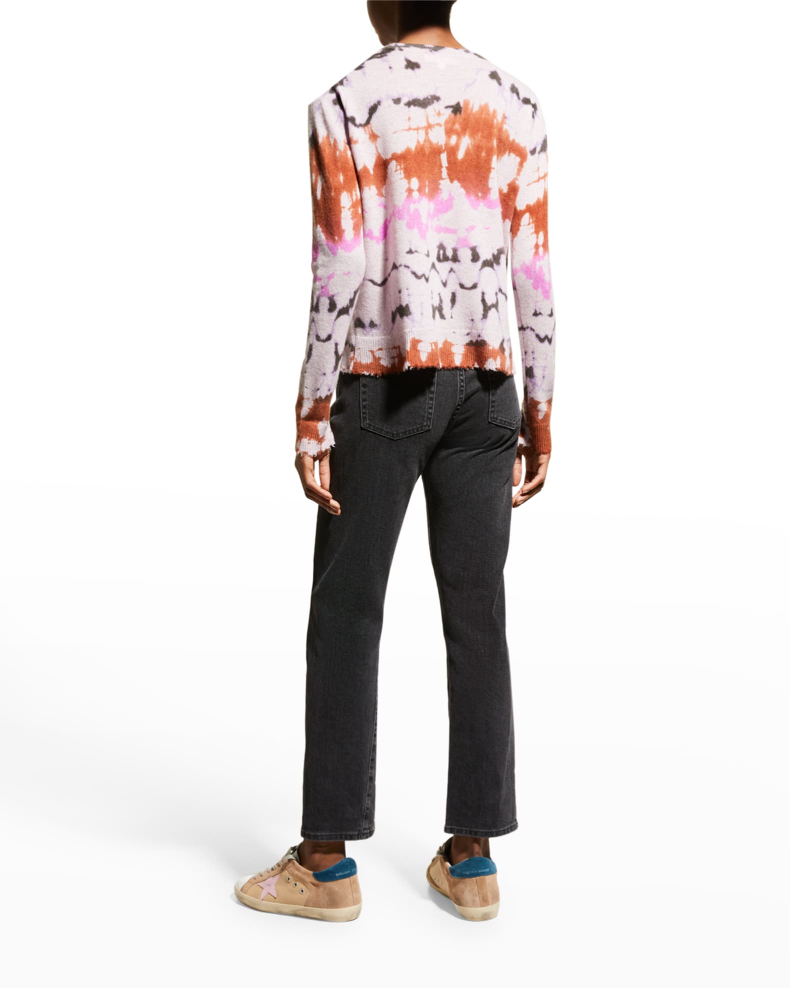 Lisa Todd Psychedelic-Print Cashmere Sweater | Neiman Marcus