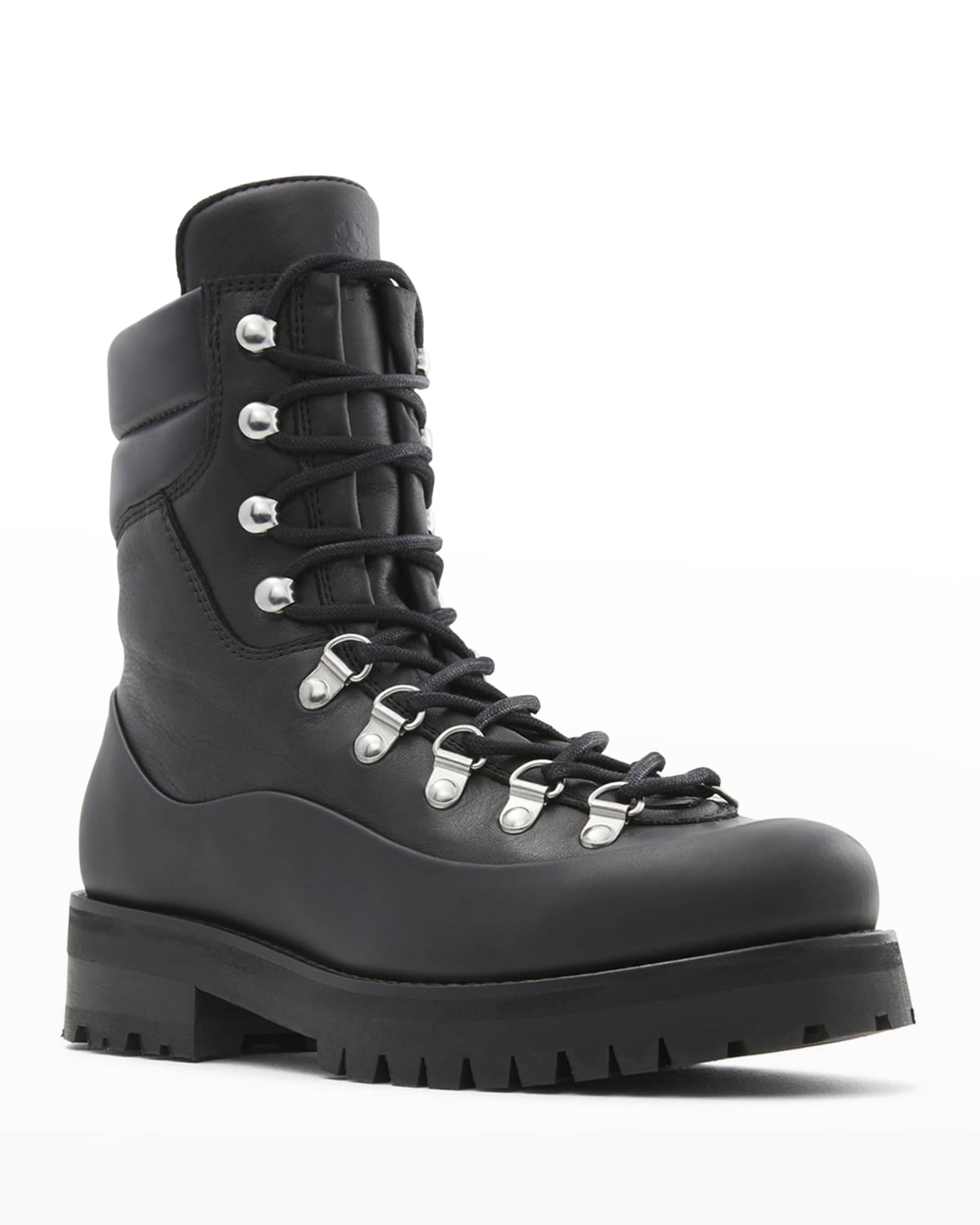 Belstaff Leather LaceUp Mountain Boots Neiman Marcus