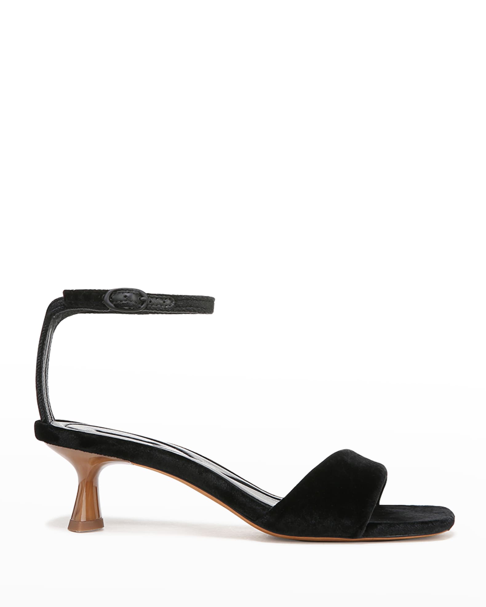 Vince Prue Velvet Ankle-Strap Sandals | Neiman Marcus