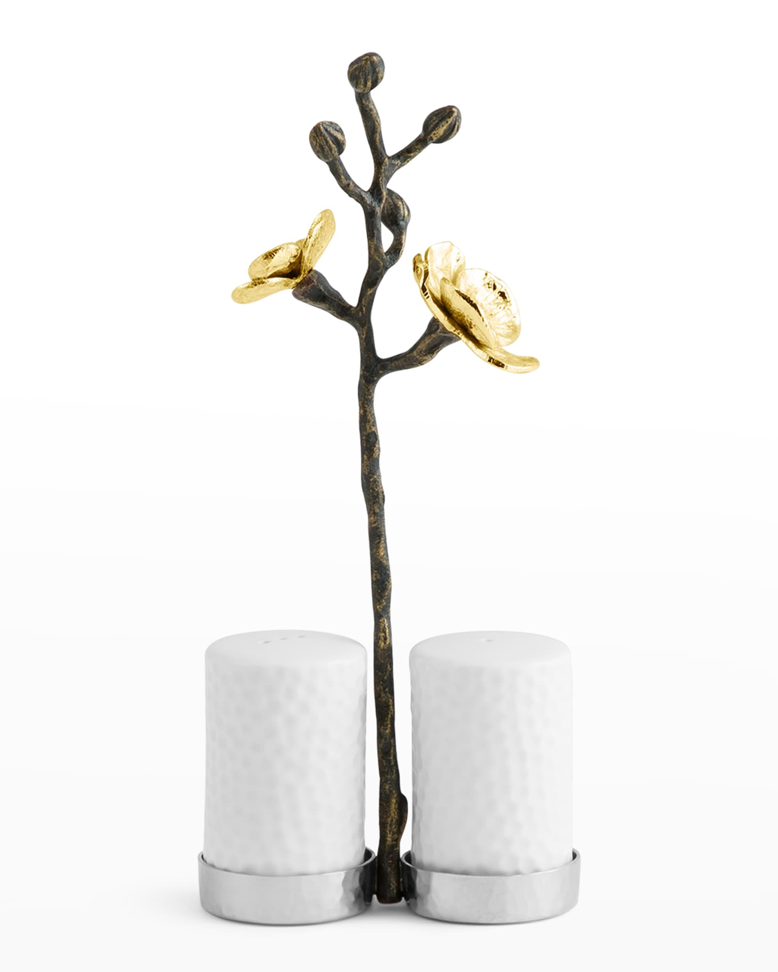Michael Aram Gold Orchid Salt and Pepper Set | Neiman Marcus