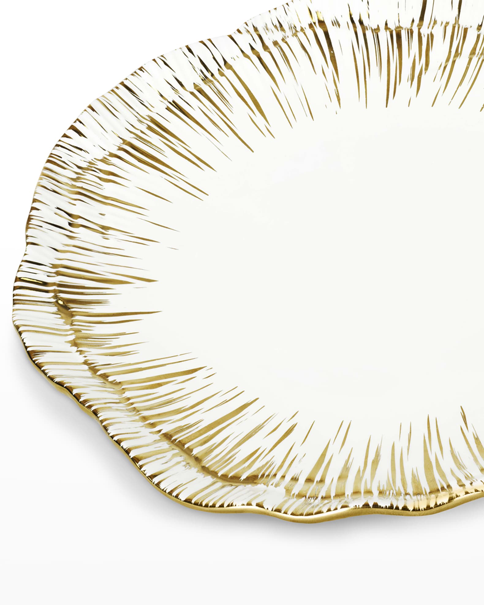Michael Aram Porcelain Anemone Salad Plates, Set of 4 | Neiman Marcus