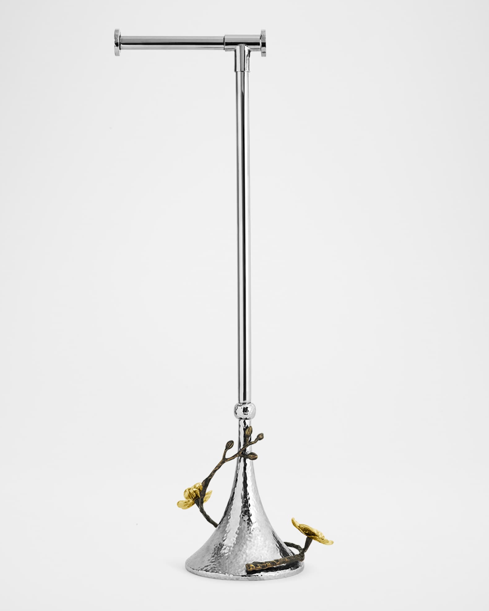Gold Orchid Toilet Paper Stand 1