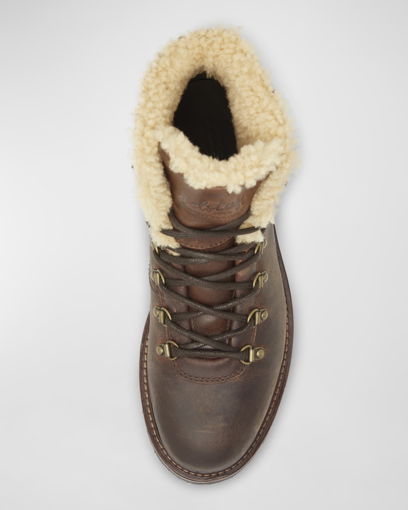 shearling hiking boots