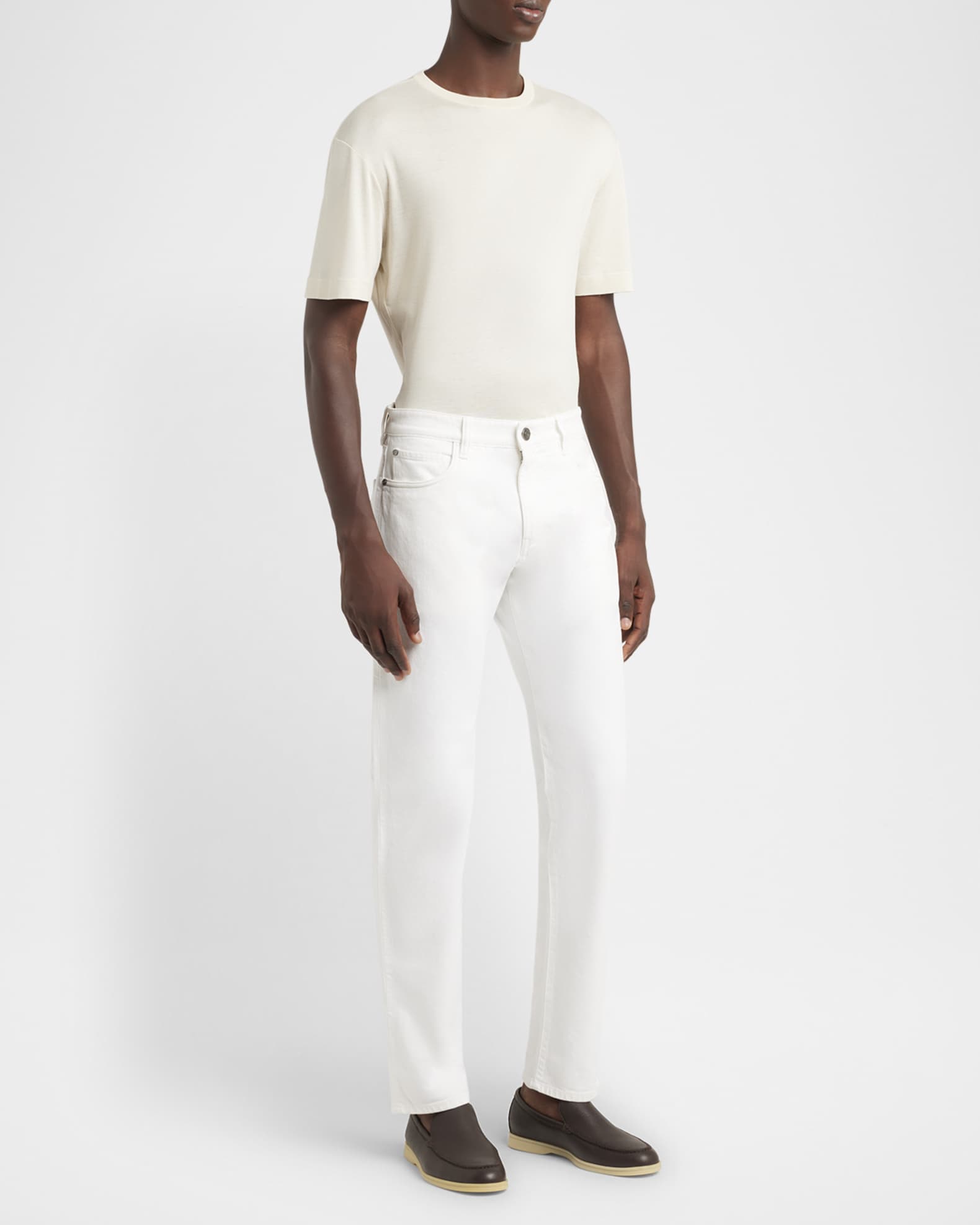 Men's Straight Leg 5-Pocket Pants 1